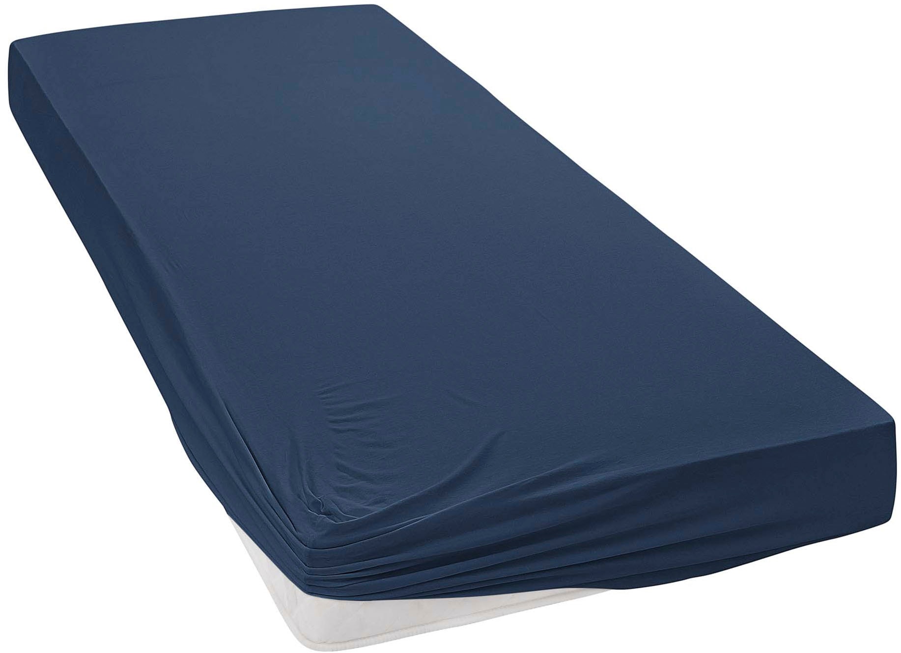 Janine Spannbettlaken »MAKO-FEINJERSEY 5007« aus 100% Baumwolle, für Matratzen bis 26 cm Höhe