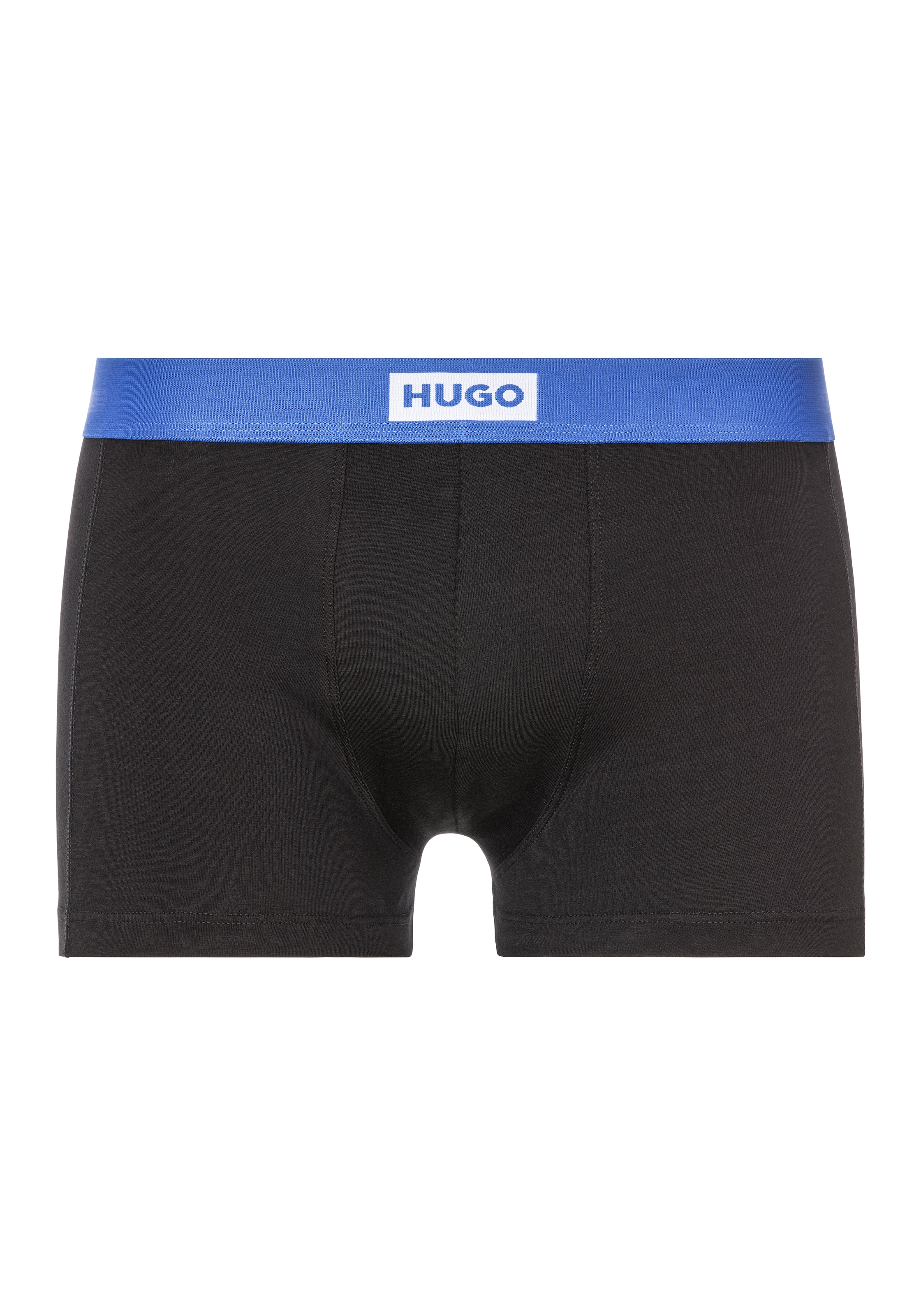 HUGO Underwear Trunk, (Packung, 3 St.), mit kontrastfarbigem Bund