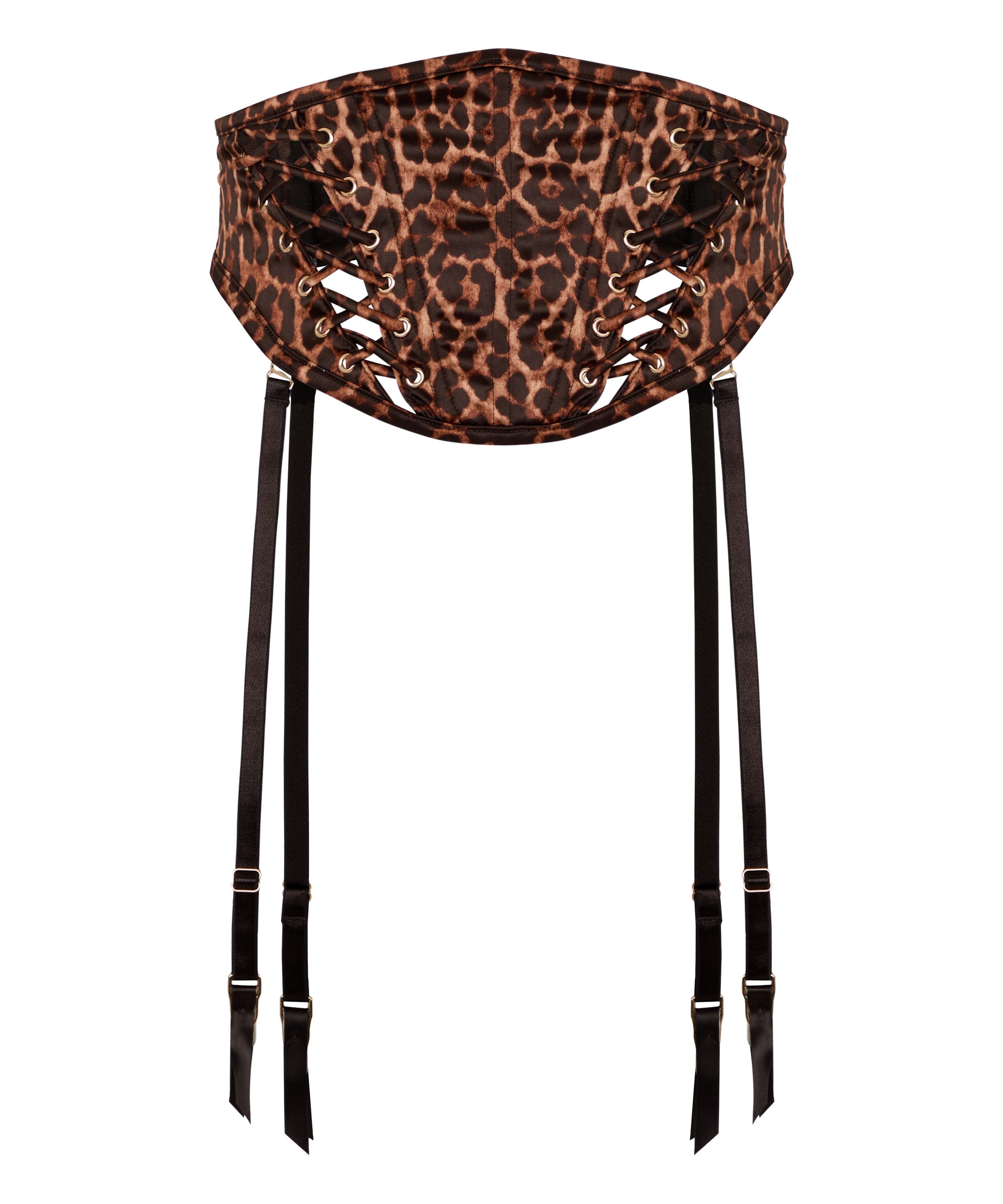 Hunkemöller Strumpfhalter »Quinn Waspie mit Animal-Print«