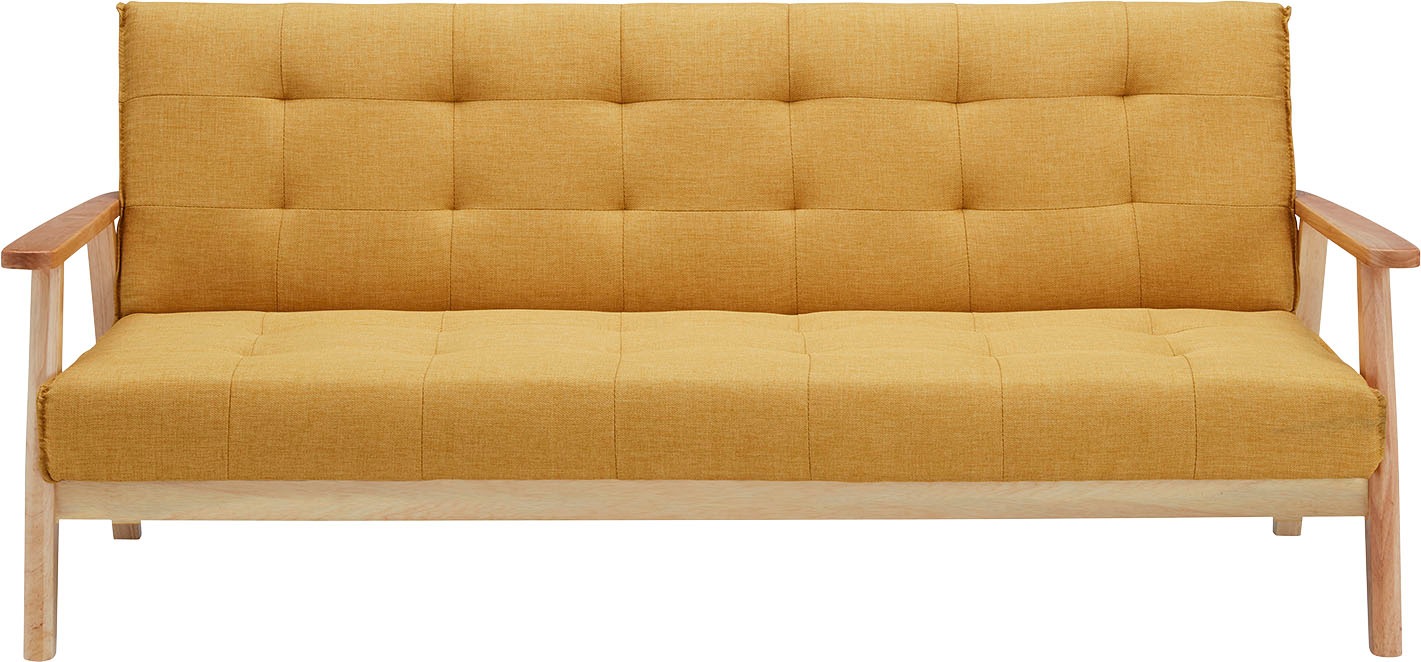 SalesFever Schlafsofa "Skagen 3-Sitzer Schlafsofa", Holzgestell Sofa: Entsp günstig online kaufen