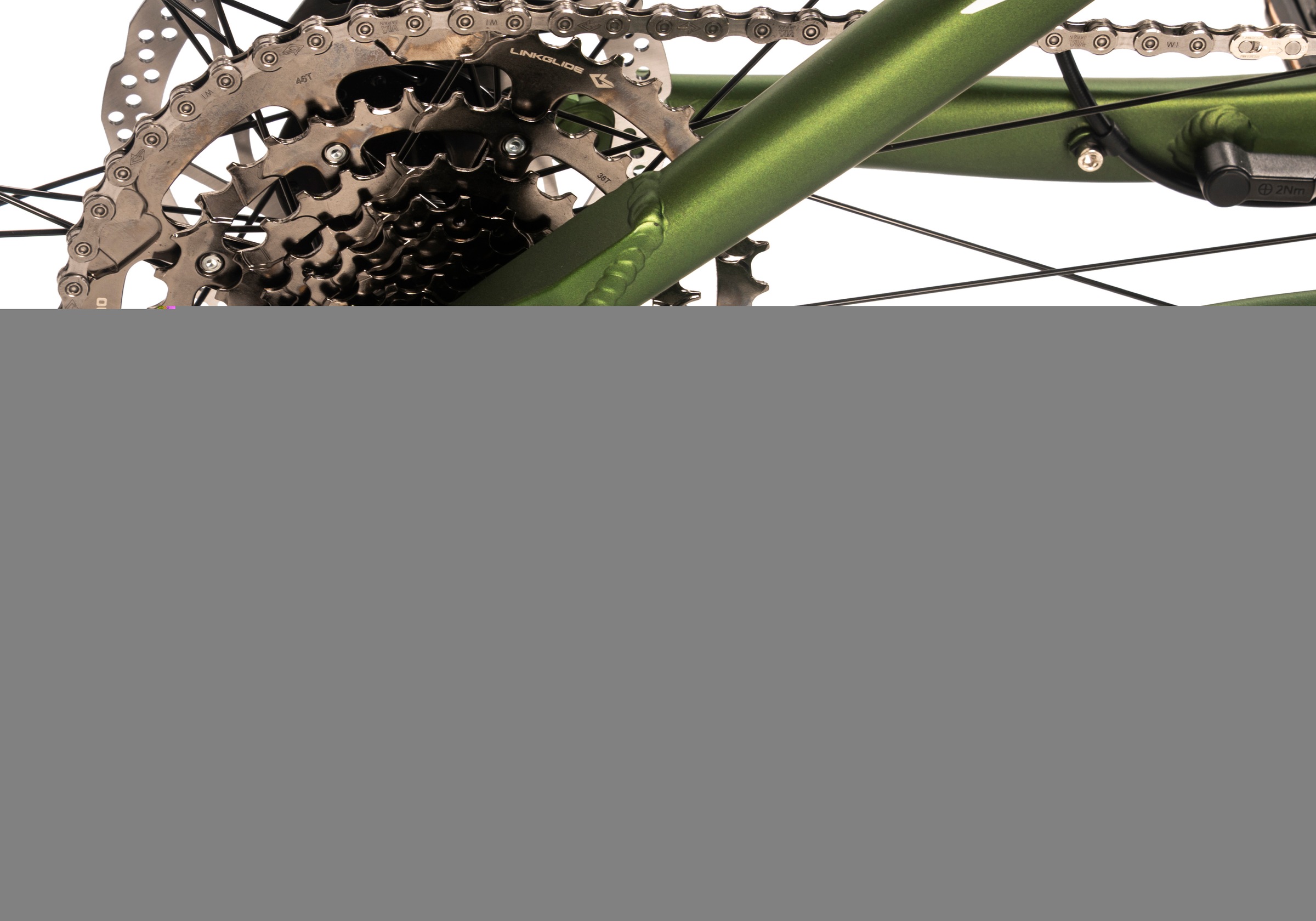 Adore E-Bike »Fully 29" Enforce 4.0 Mittelmotor 85NM / 15Ah Grün matt«, 9 Gang, Shimano, Cues, Mittelmotor 250 W