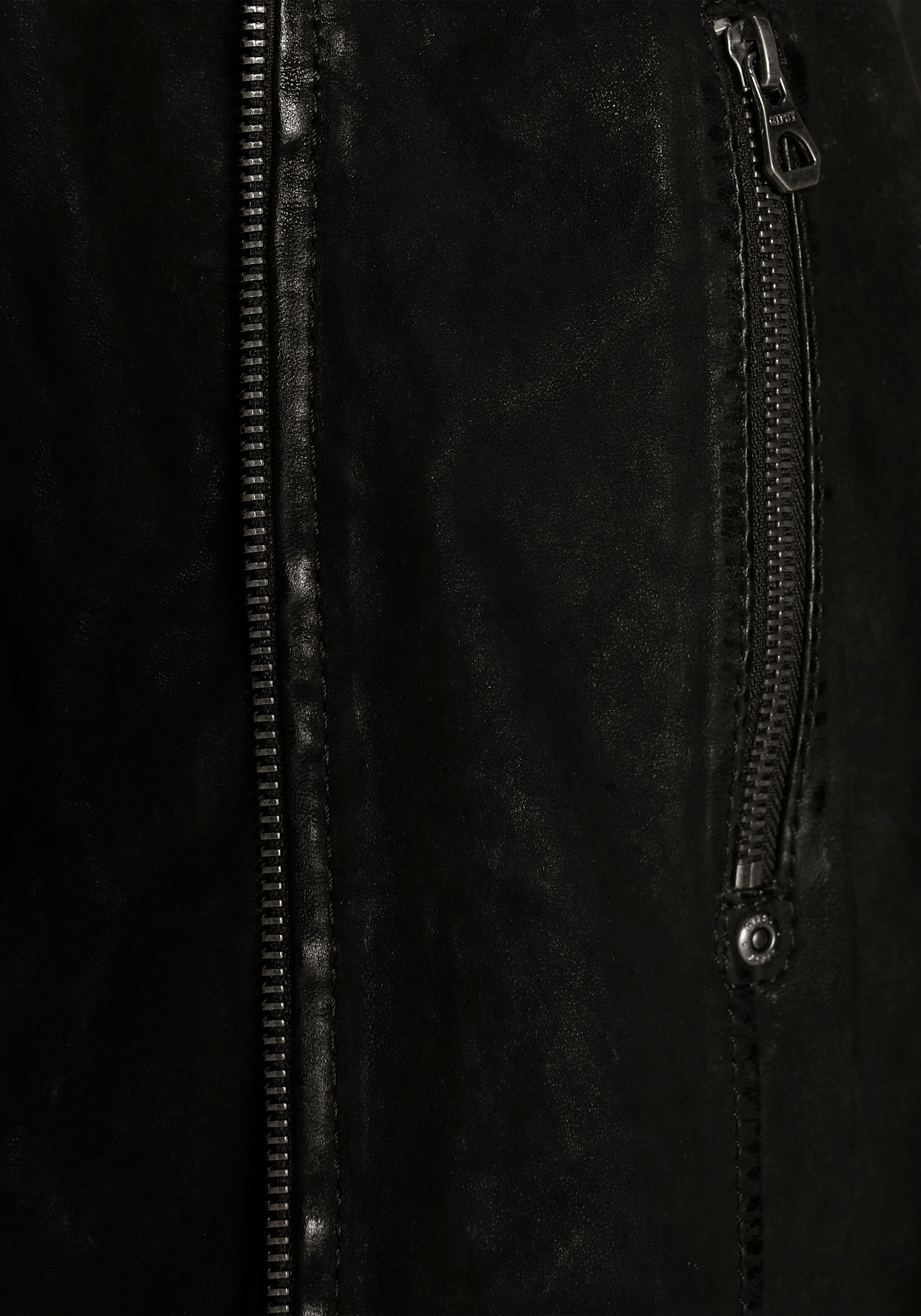 Gipsy Lederjacke | aus bestellen BAUR »CYARA«, mit Jerseyqualität abnehmbarem mit Kapuzen- Lederjacke Kapuze, Inlay online