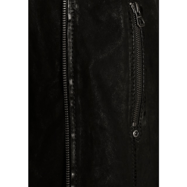 Gipsy Lederjacke »CYARA«, mit Kapuze, Lederjacke mit abnehmbarem Kapuzen- Inlay aus Jerseyqualität online bestellen | BAUR