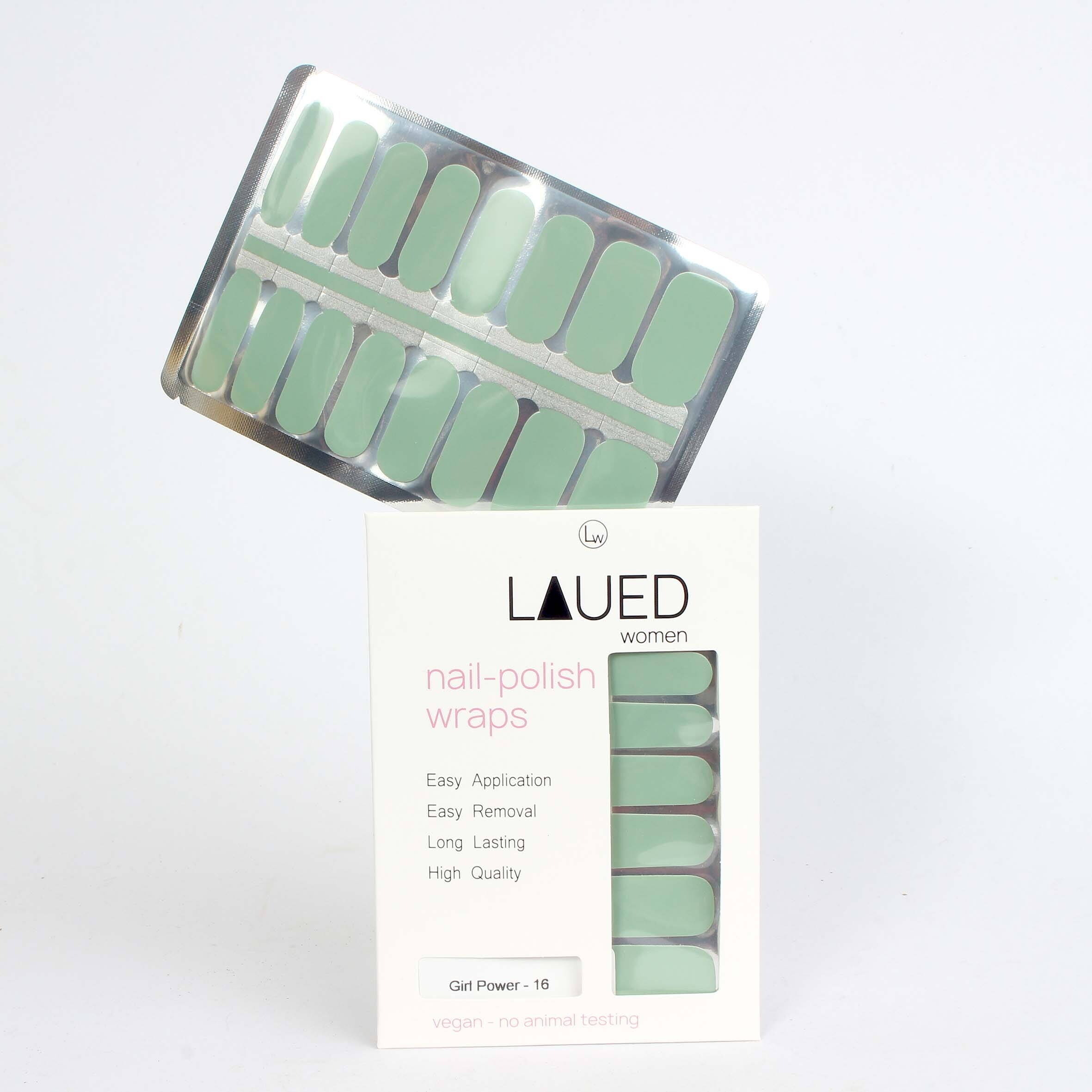 Vargu Nageldesign Zubehör »solid green« aus zertifizierter Produktion (SGS / SEDEX) und Material (FSC)