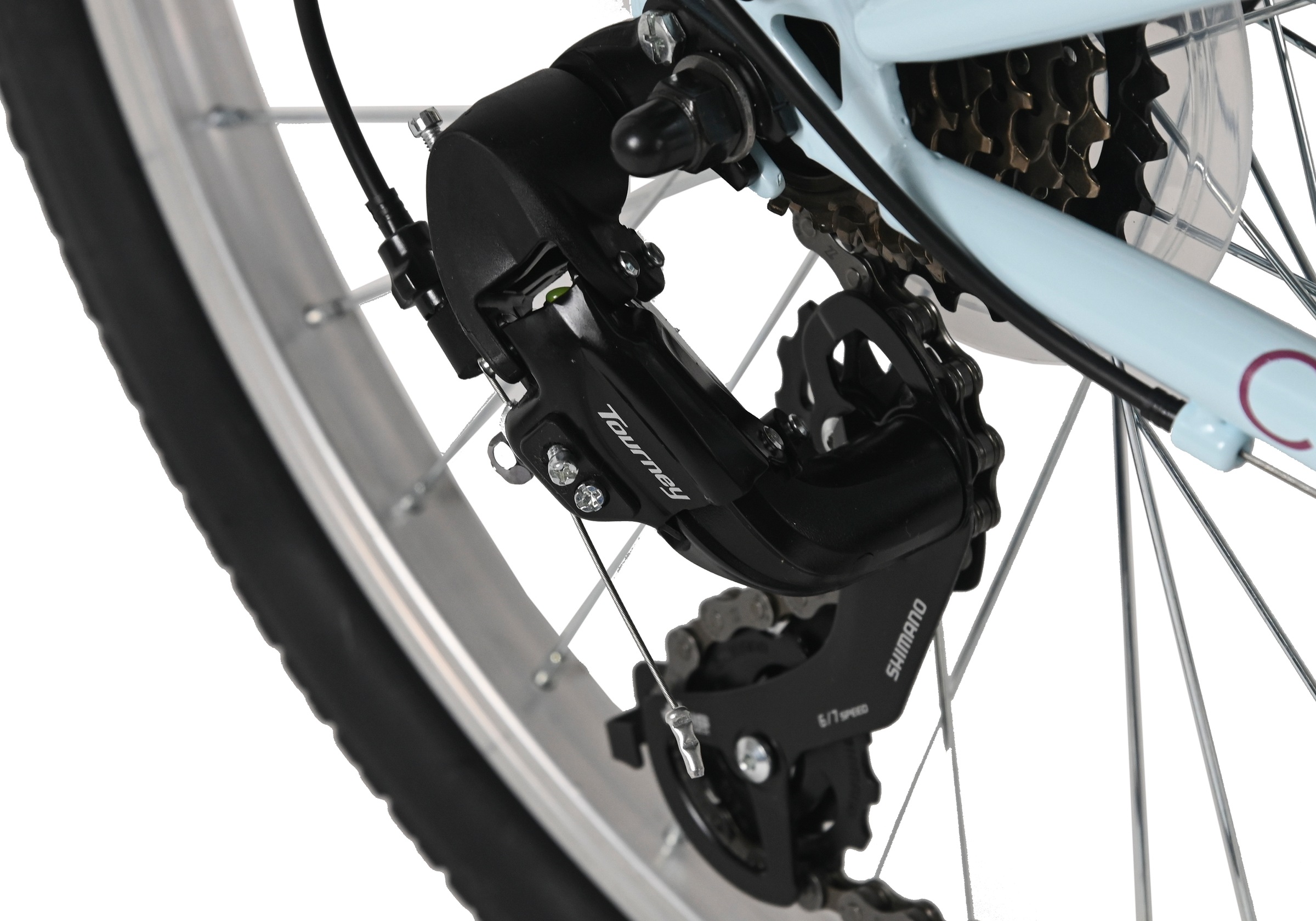 Dacapo Kinderfahrrad »24" Cindy Blau 7 Gänge RH 32 cm - Ab 8 Jahre« 7 Gang Kettenschaltung