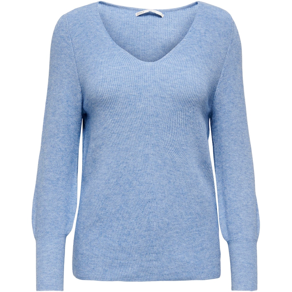 ONLY V-Ausschnitt-Pullover »ONLATIA L/S V-NECK CUFF KNT«