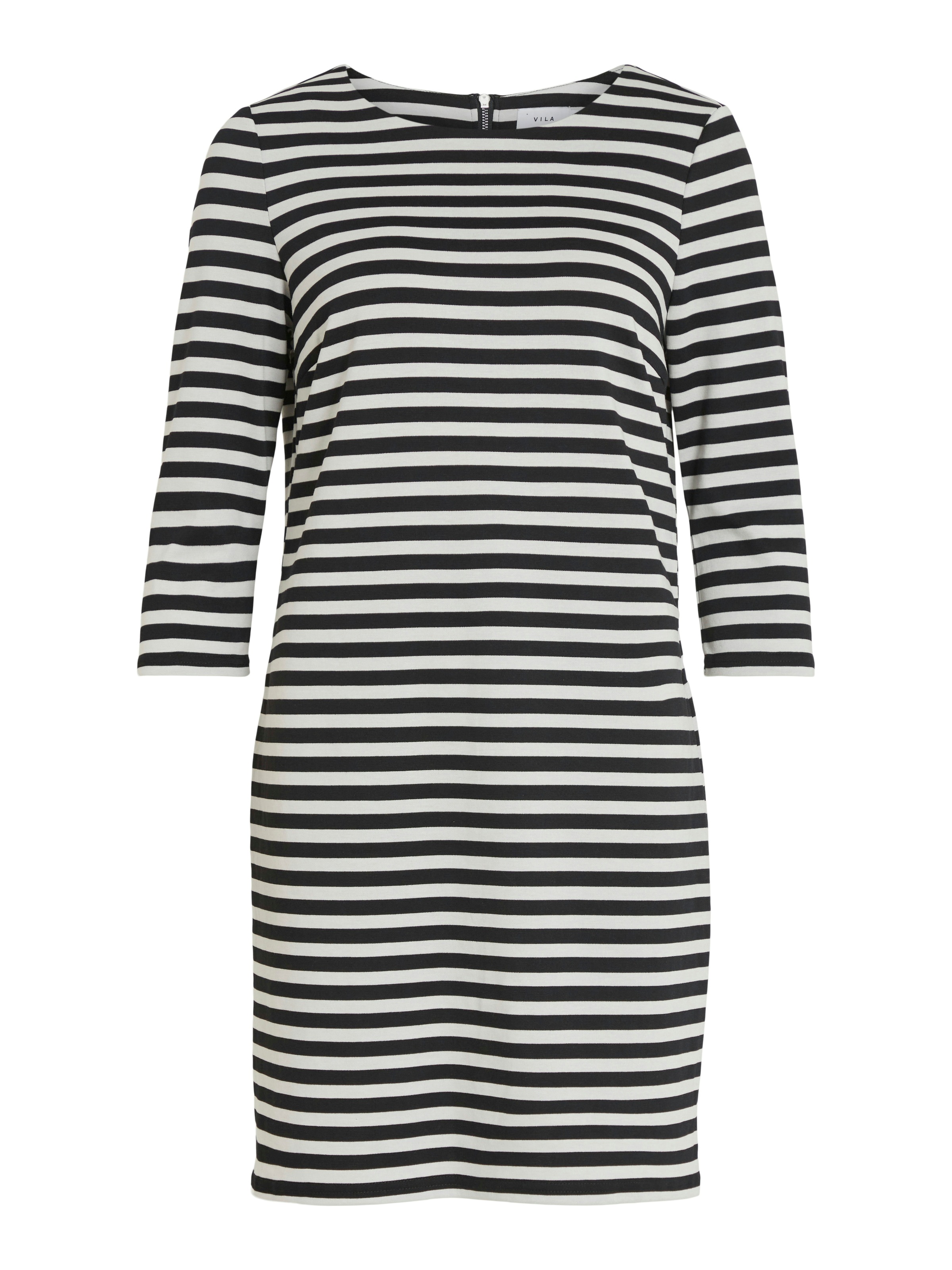 Vila Jerseykleid "VININNY 3/4 O-NECK DRESS/LC" Sommerkleid günstig online kaufen