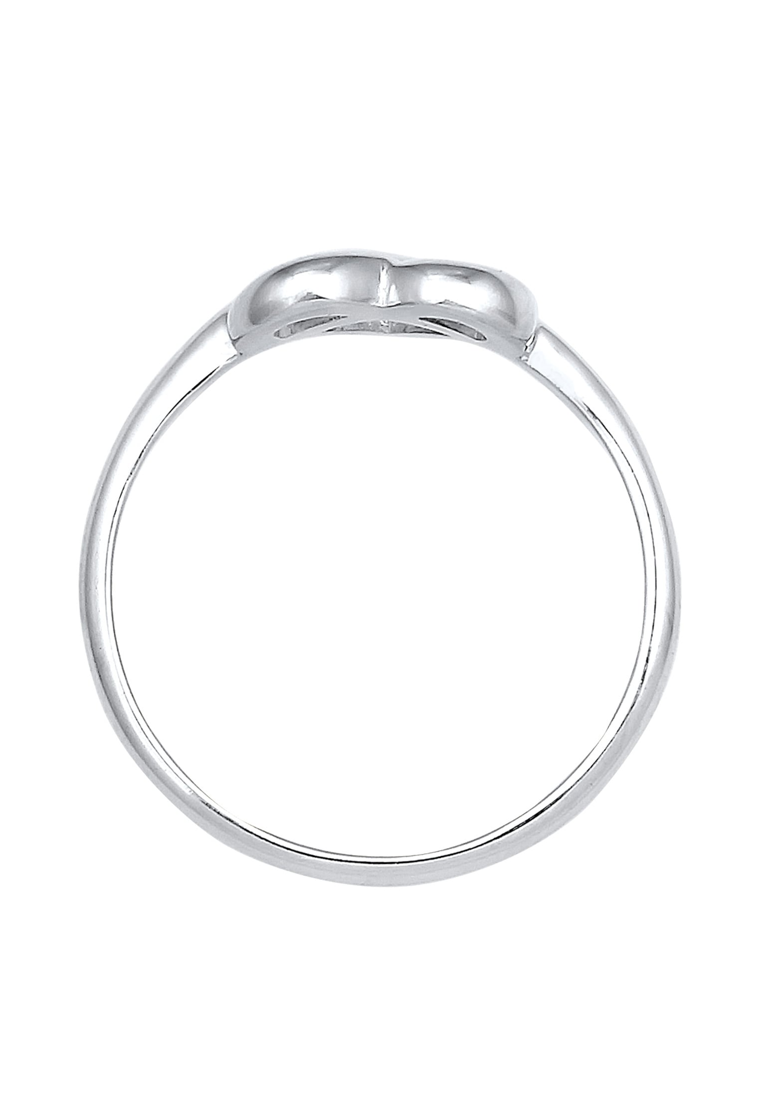 Elli Fingerring »Brezel Herz Knoten Trend 925 Sterling Silber«