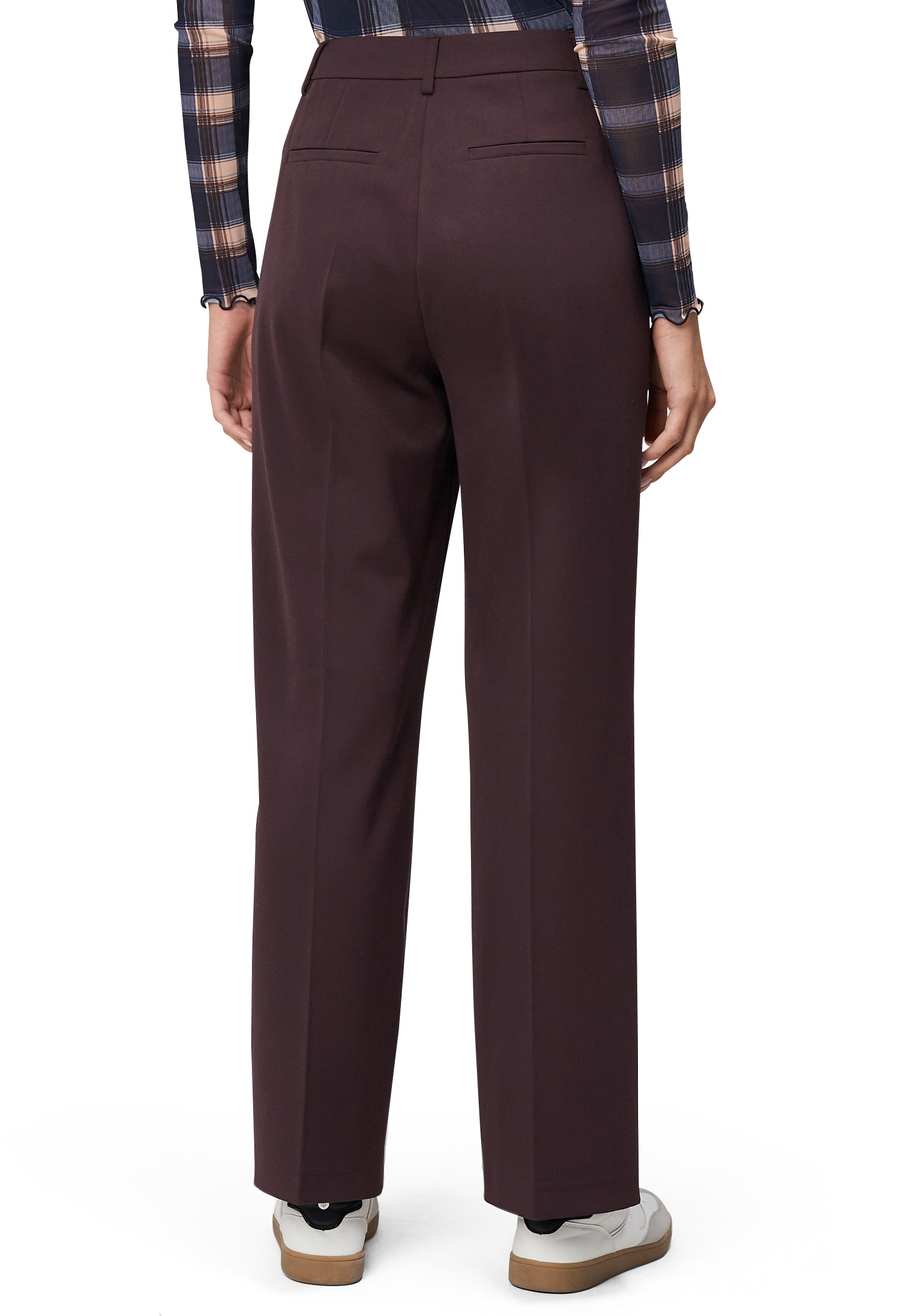 Zero Stoffhose »Damen Stoffhose mit Bügelfalte 30 Inch«  Falten