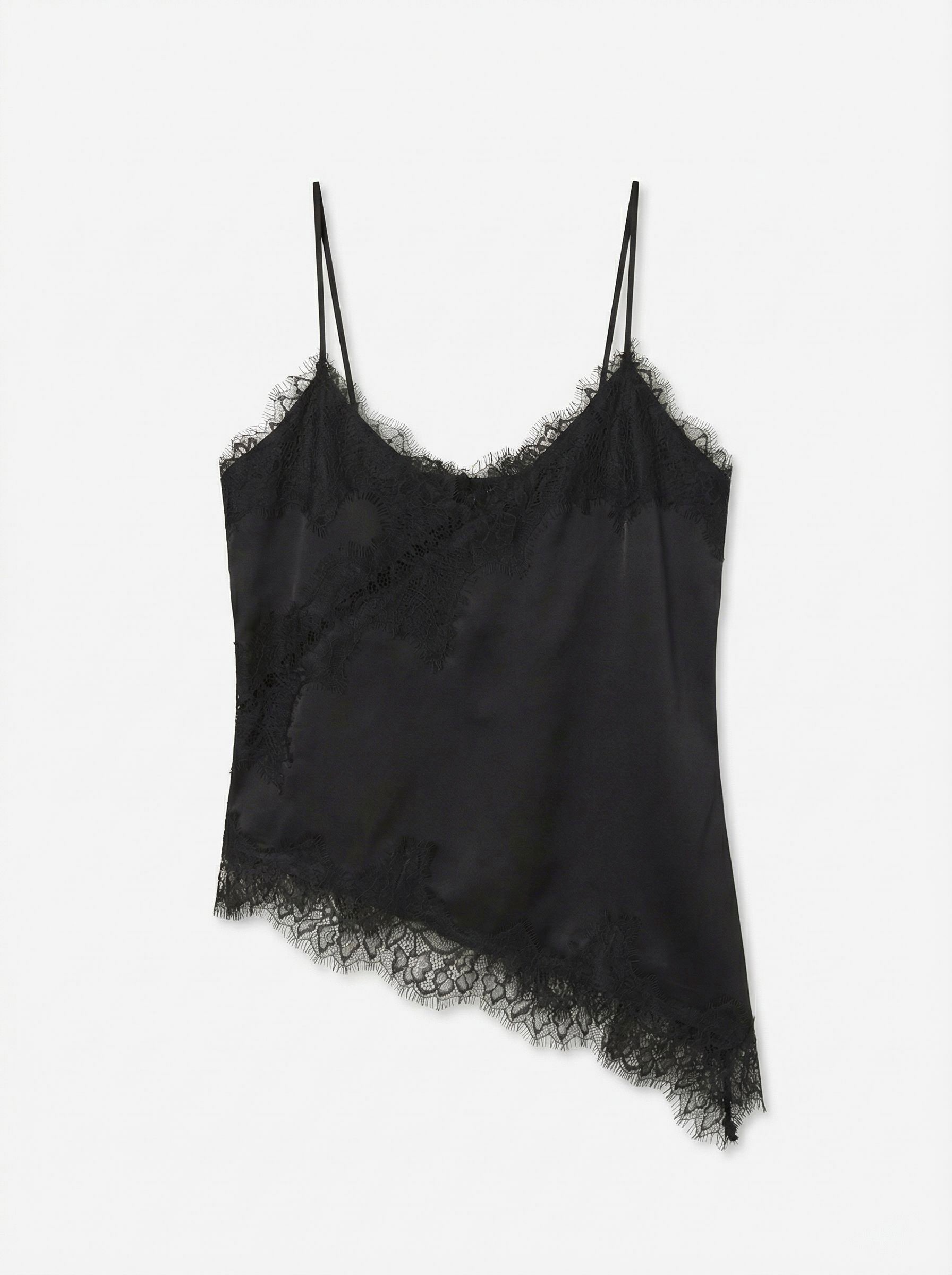 Vero Moda Spitzentop »VMNOVI LACE SINGLET WVN NOOS« Kunstfaser, regular fit, Spitze