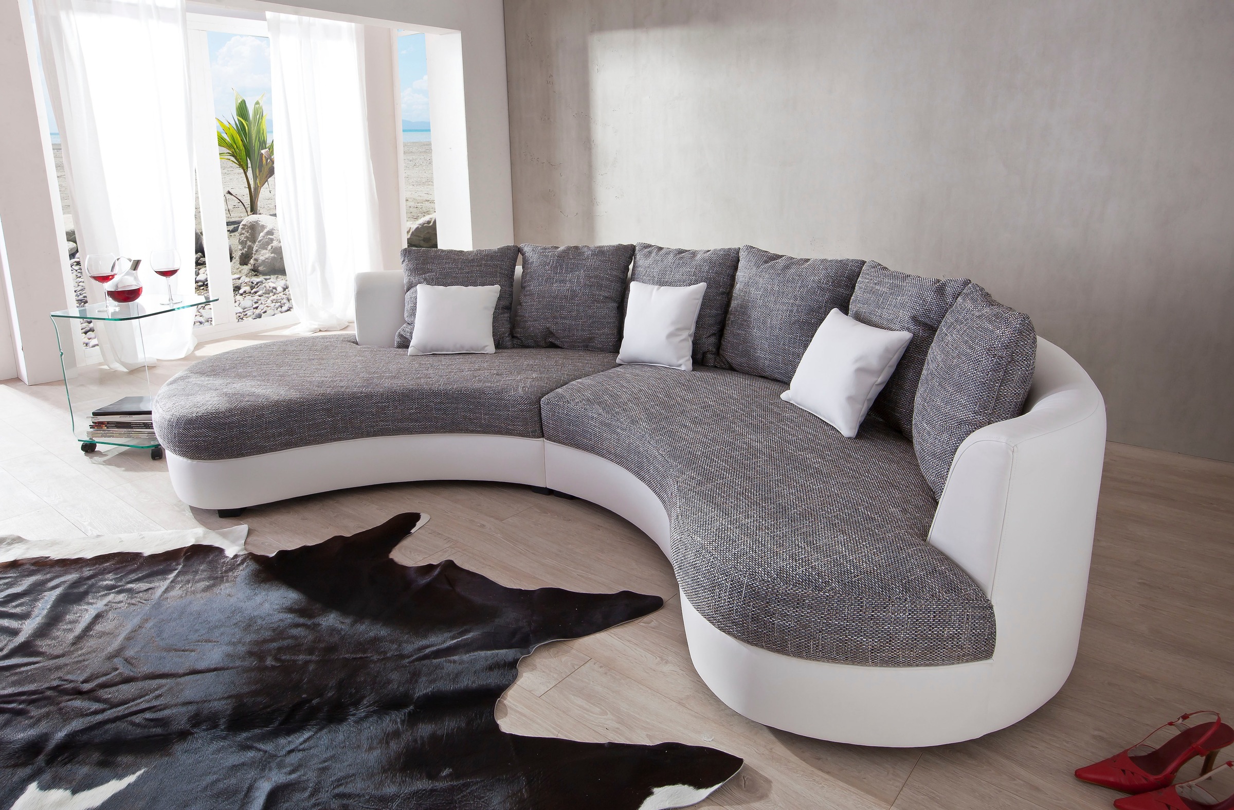 INOSIGN Ecksofa "Limoncello organische Formensprache, L-Form", ergonomische günstig online kaufen