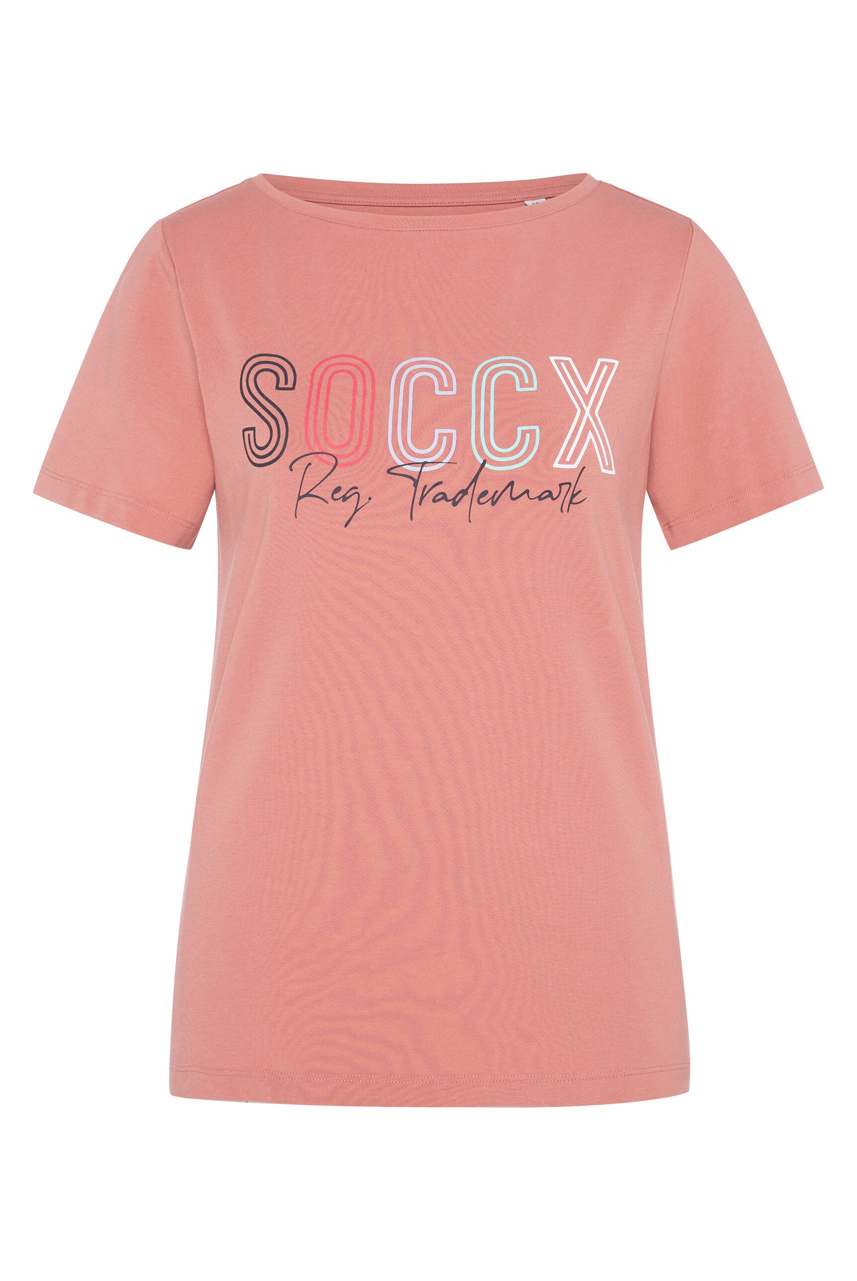 SOCCX Rundhalsshirt, mit U-Boot-Ausschnitt günstig online kaufen