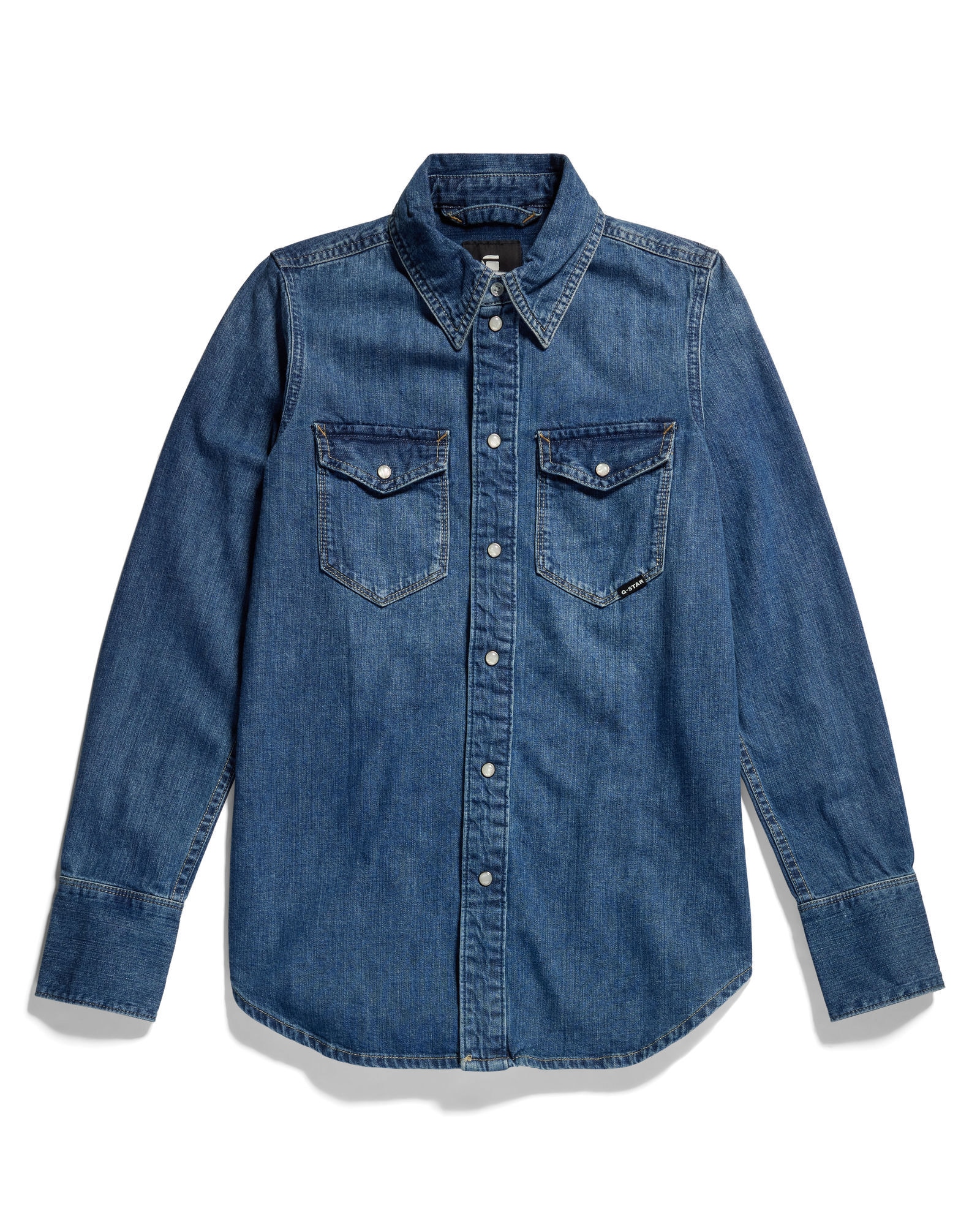 G-STAR Langarmshirt »Slim Western Hemd«