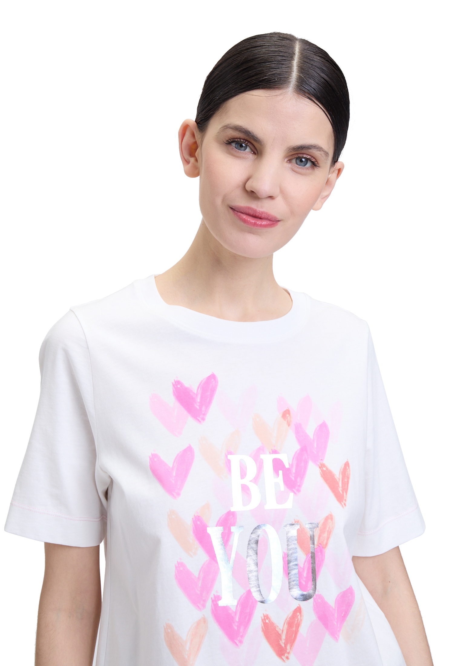 Cartoon Kurzarmshirt »Cartoon Printshirt mit Rundhalsausschnitt«, (1 tlg.), Foliendruck