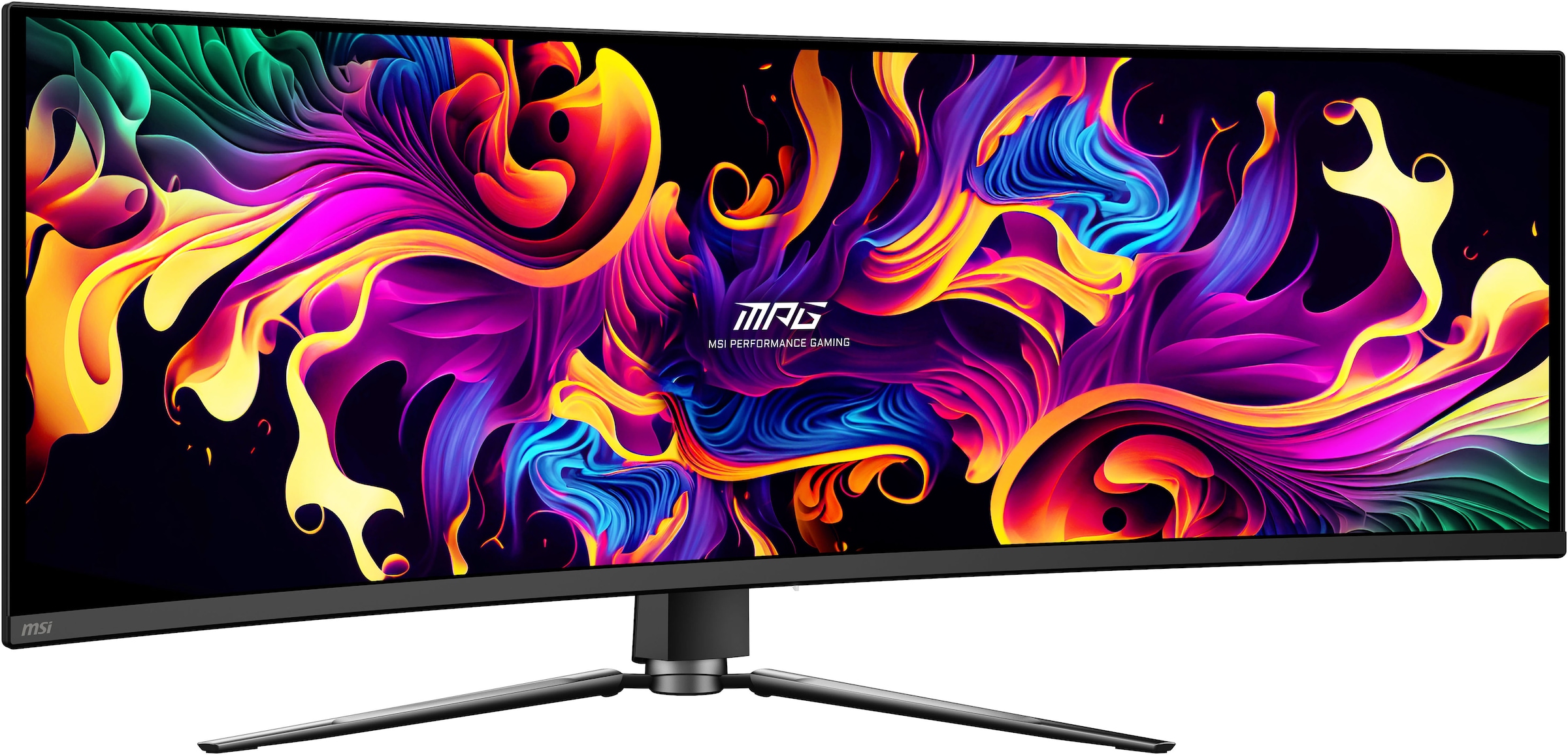 MSI Curved-OLED-Monitor »MPG 491CQPX QD-OLED« 125 cm/49 ″  5120 x 1440 px DQHD 0,03 Reaktionszeit 240 Hz