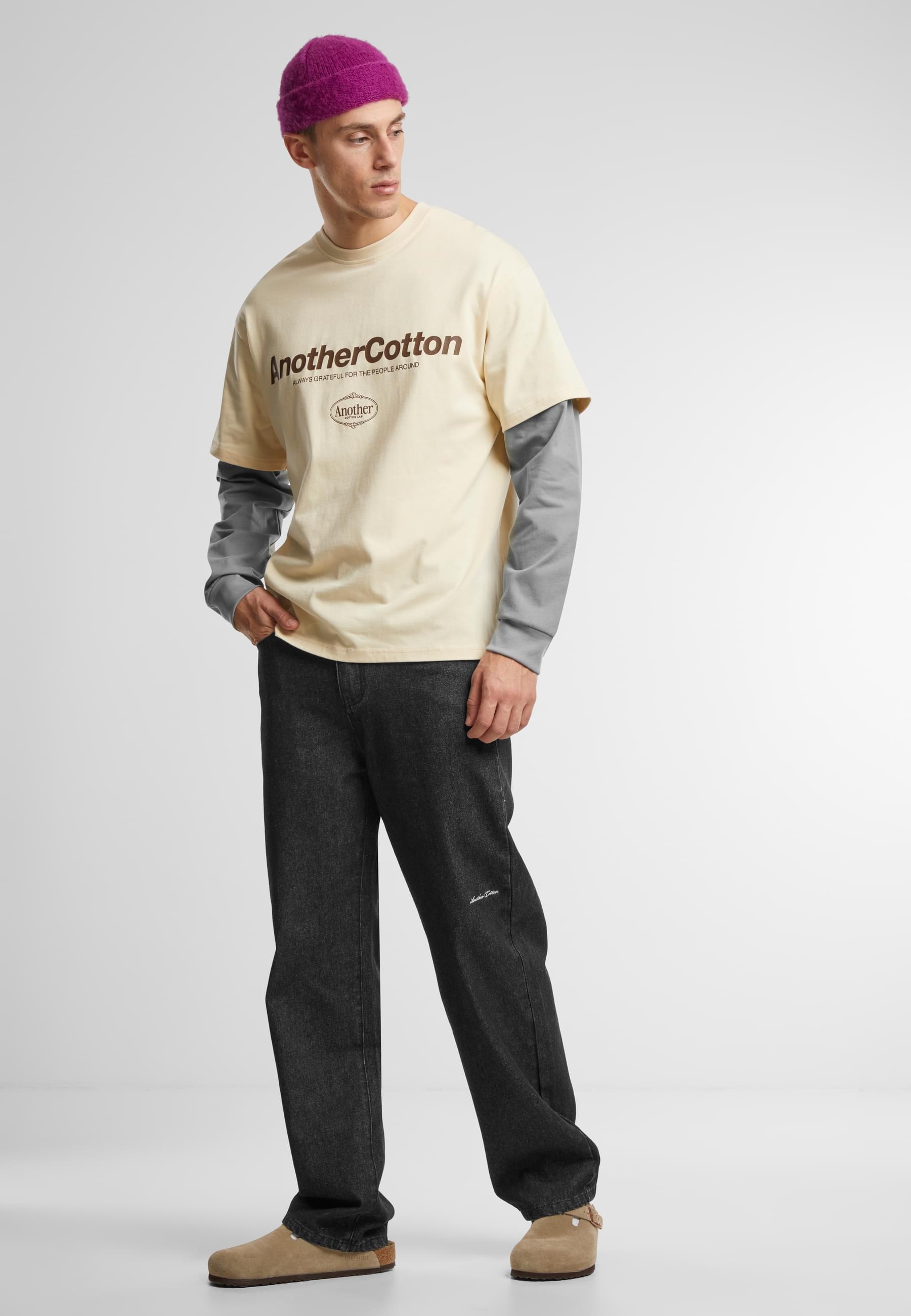 Another Cotton Lab Longsleeve »Another Cotton Lab Another Oversize Double Layer Longsleeve«, (1 tlg.)