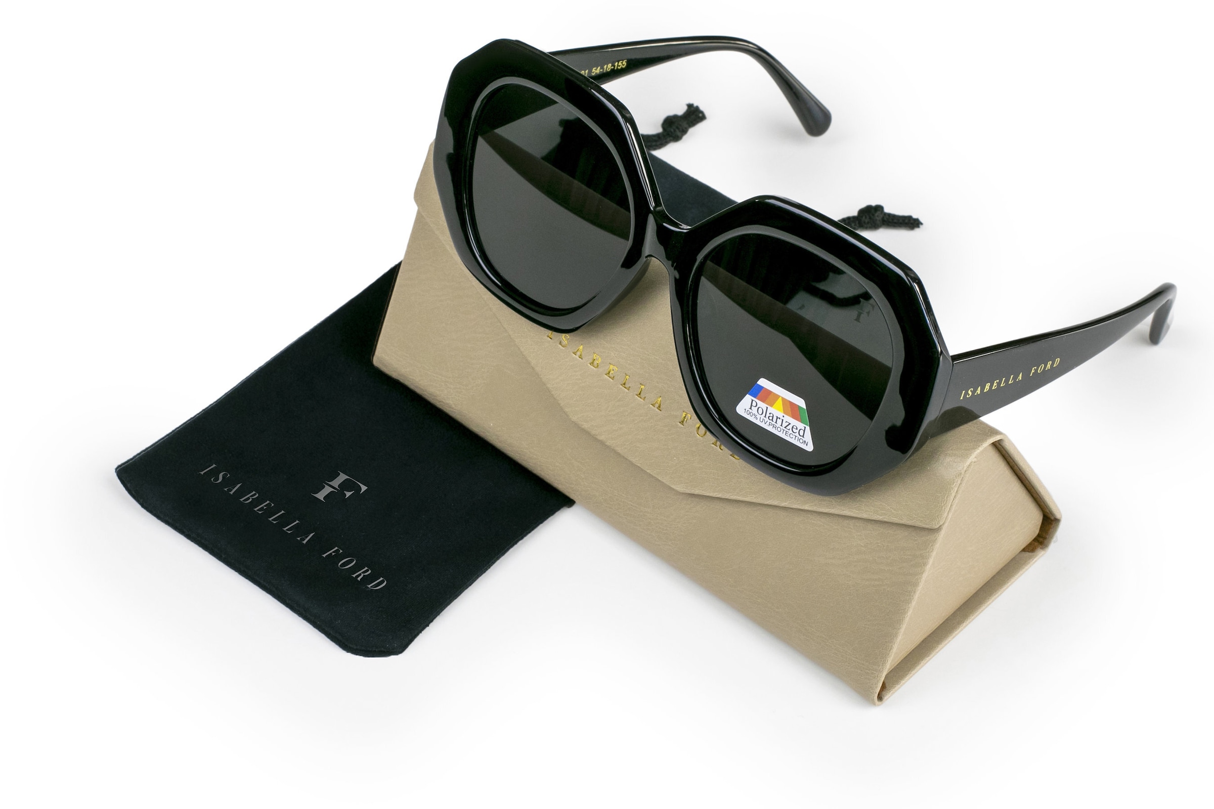 ISABELLA FORD Sonnenbrille »FA15-01« Glass 0.74MM Polarized Lens UV400，CAT3.0