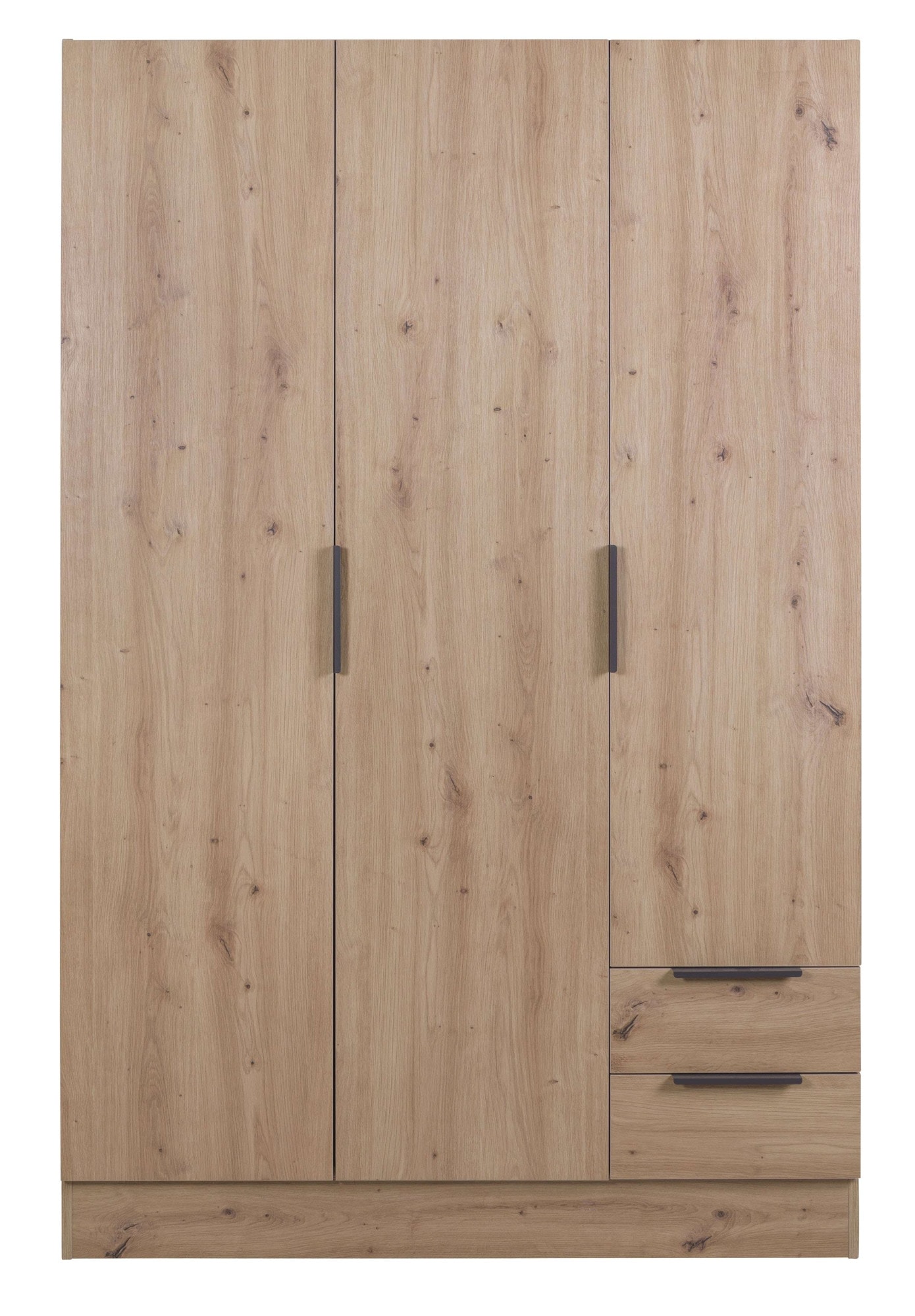 Composad Garderobenschrank »Espresso,Kleiderschrank, Raumsparschrank, Multifunktionsschrank«, (1 St.), mit 3 Türen und 2 Schubladen
