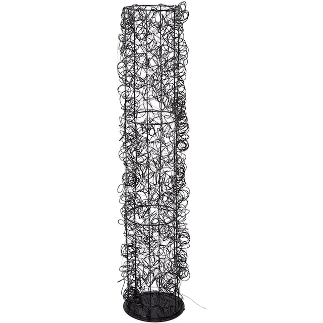 light flammig-flammig, aus 120 Kabel Dekolicht mit BAUR | »Metalldraht-Tower«, Timerfunktion, Zylinder Creativ USB Draht, kaufen LED