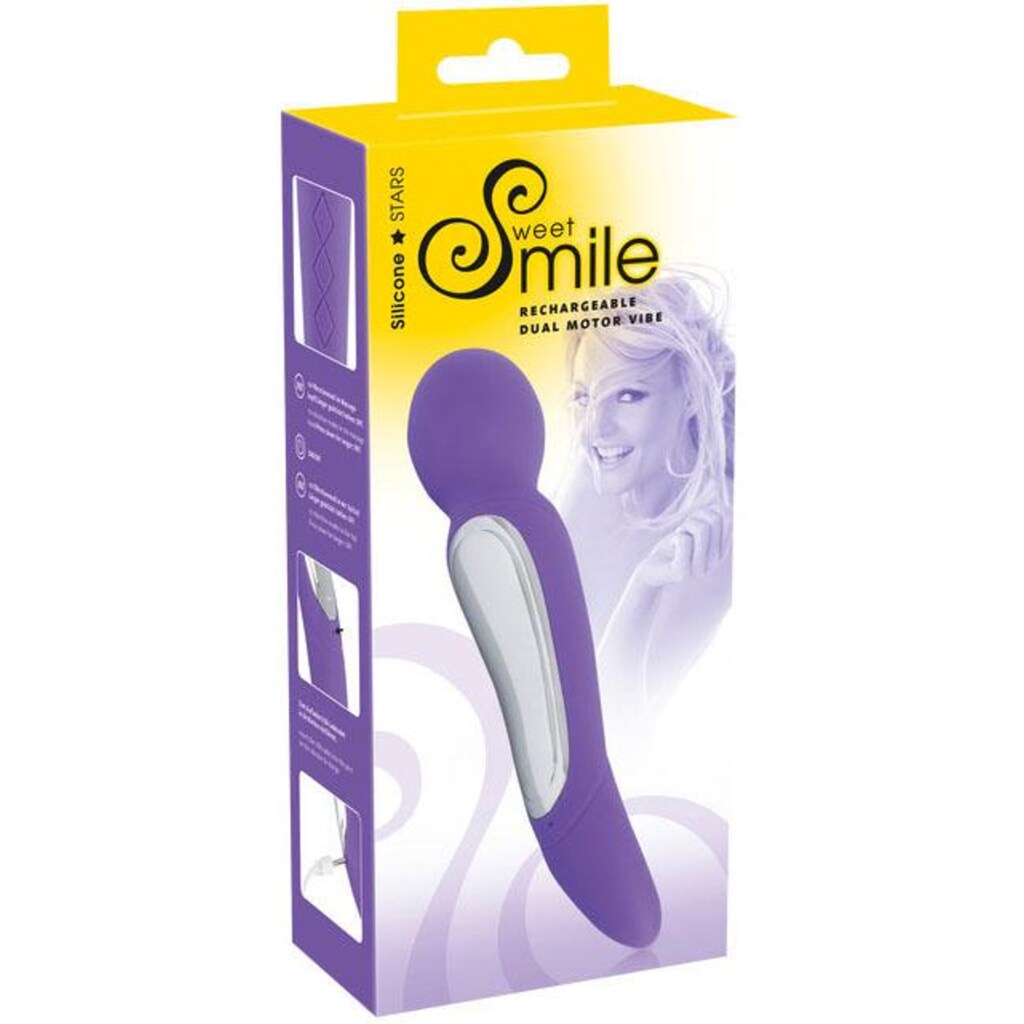 Smile Wand Massager »Rechargeable Dual Motor Vibe«