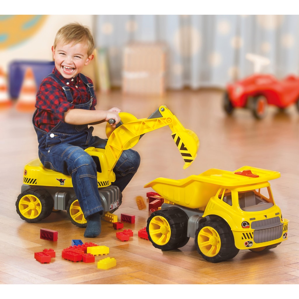 BIG Spielzeug-Bagger »BIG Power Worker Maxi Digger«, Aufsitz-Bagger, Made in Germany
