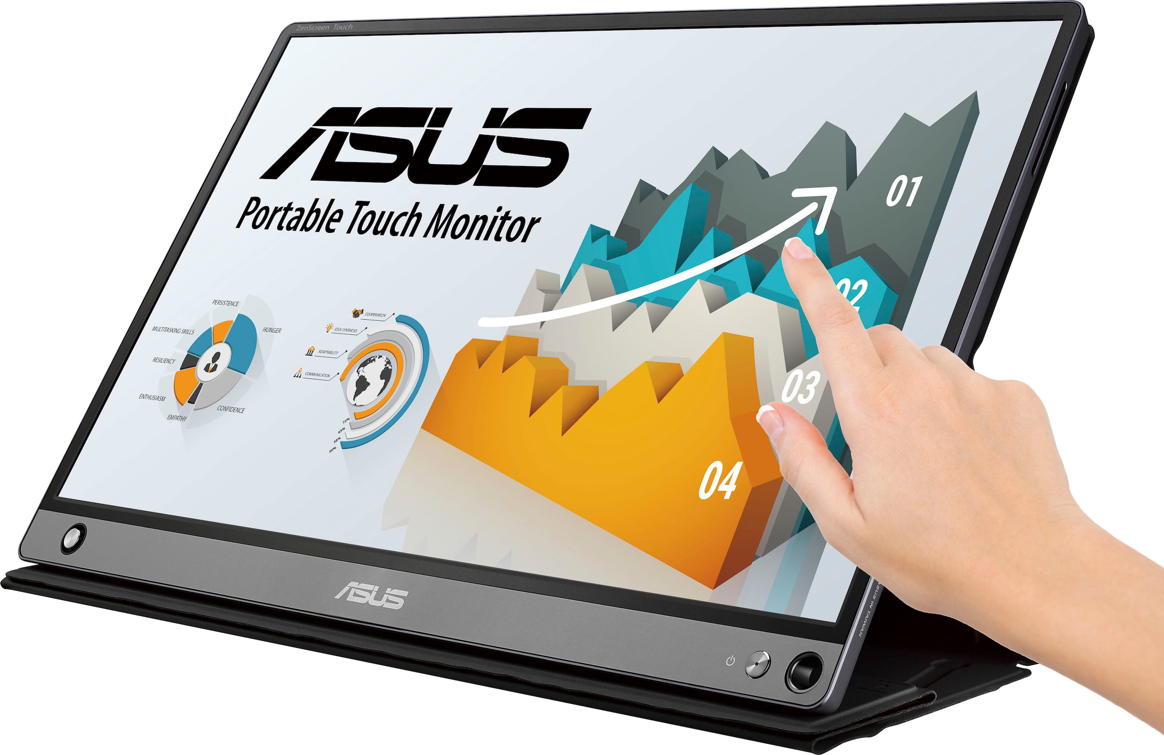 Asus Portabler Monitor »MB16AMT«, 40 cm/16 Zoll, 1920 x 1080 px, Full HD, 5 ms Reaktionszeit, 60 Hz