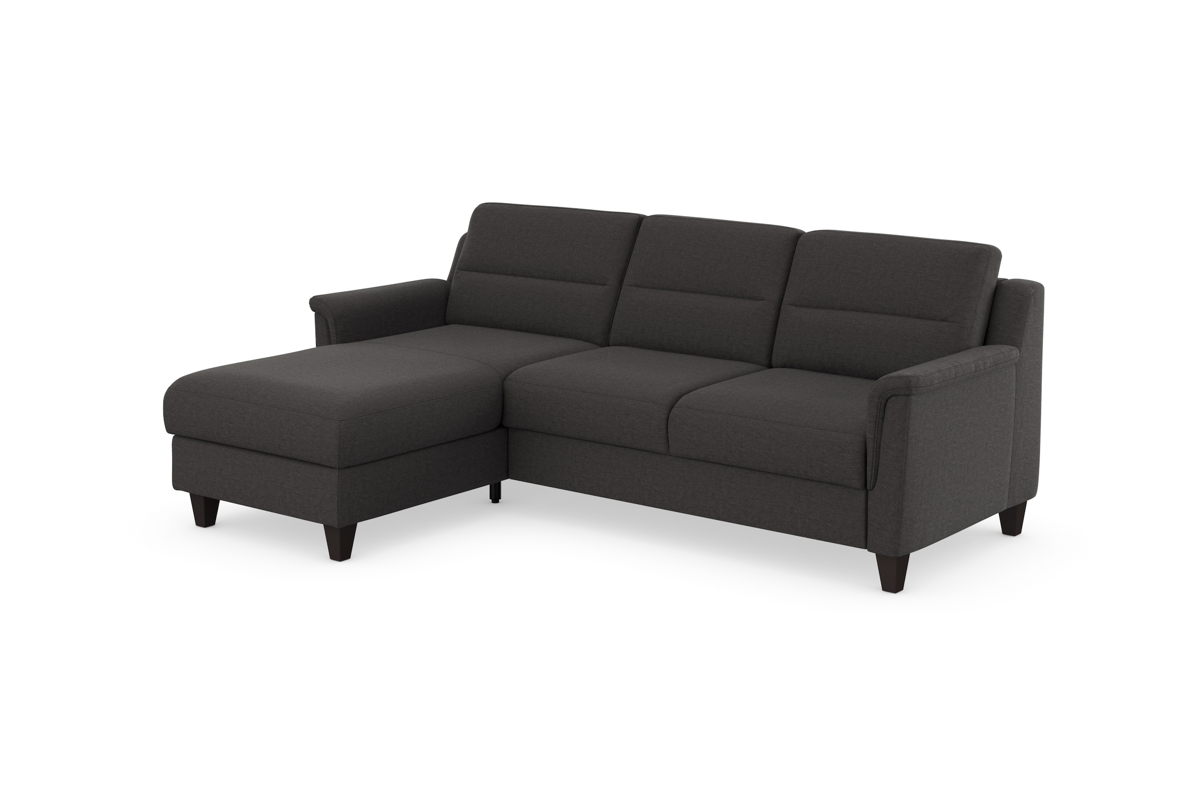 sit&more Ecksofa »Farö L-Form«, inklusive Federkern, wahlweise mit Bettfunktion und Bettkasten