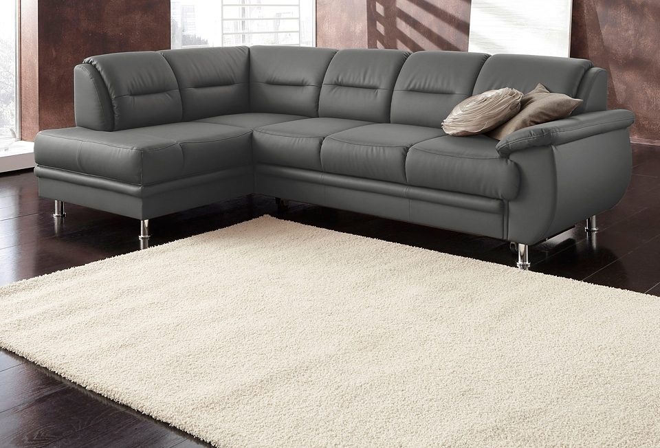 sit&more Ecksofa "Mailand L-Form, B: 250 cm" optional Bettfunktion günstig online kaufen