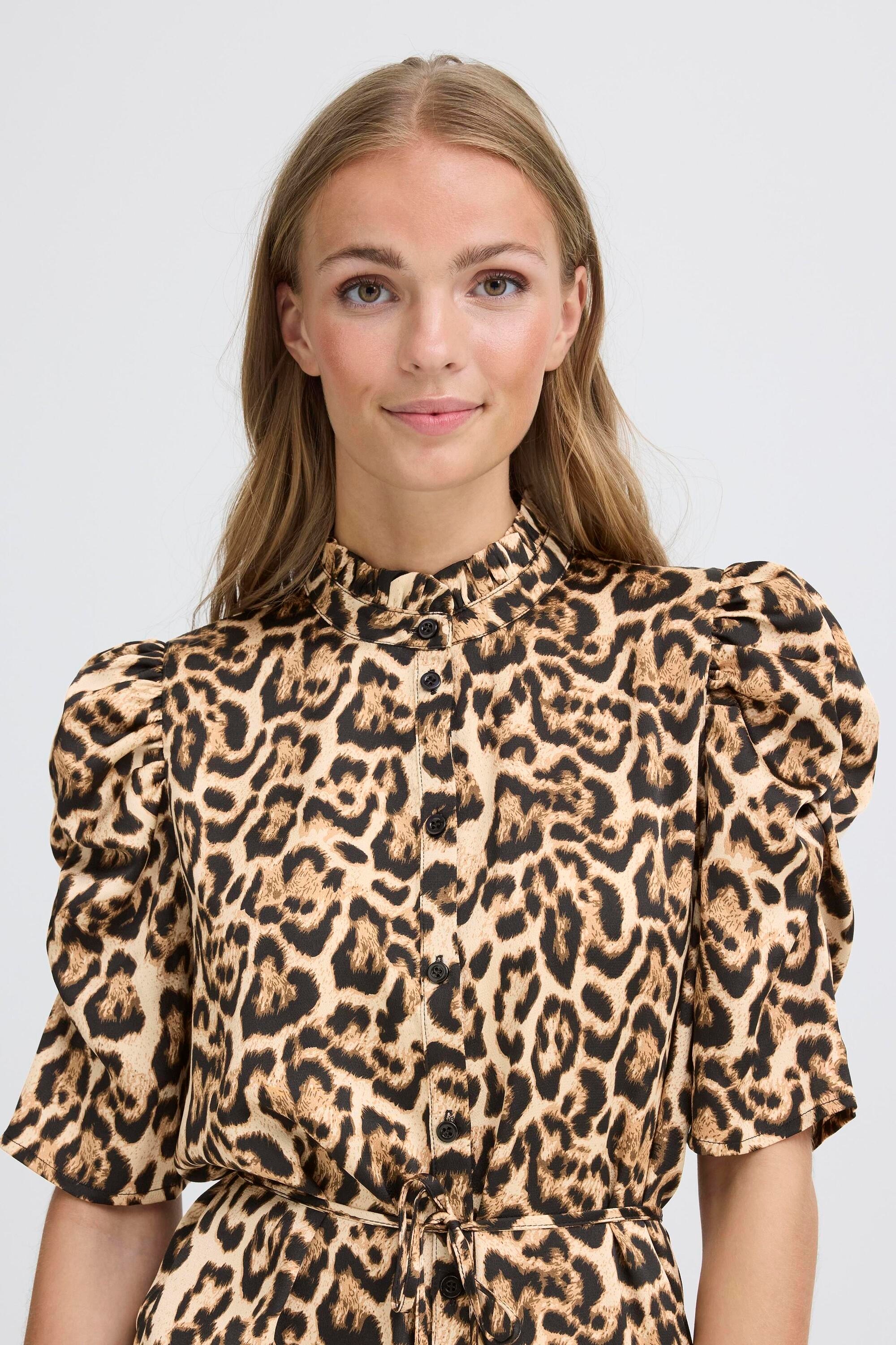 Ichi Midikleid »Damen Kleid IHNIMA«
