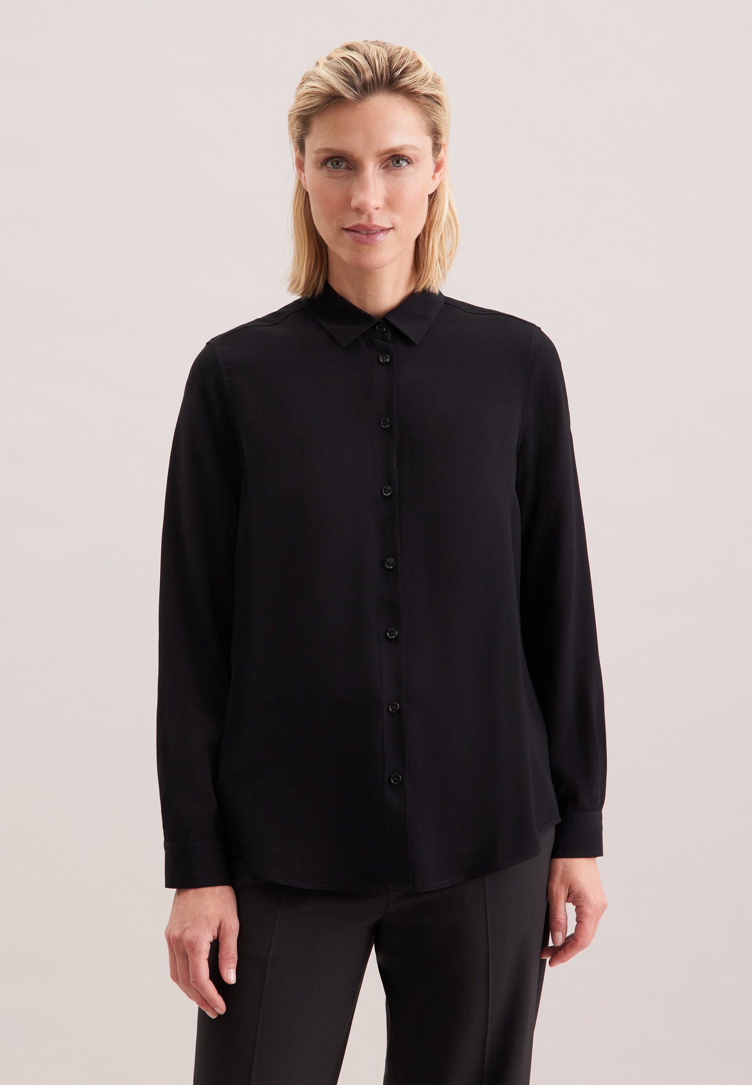 seidensticker Hemdbluse, 1/1 Uni günstig online kaufen