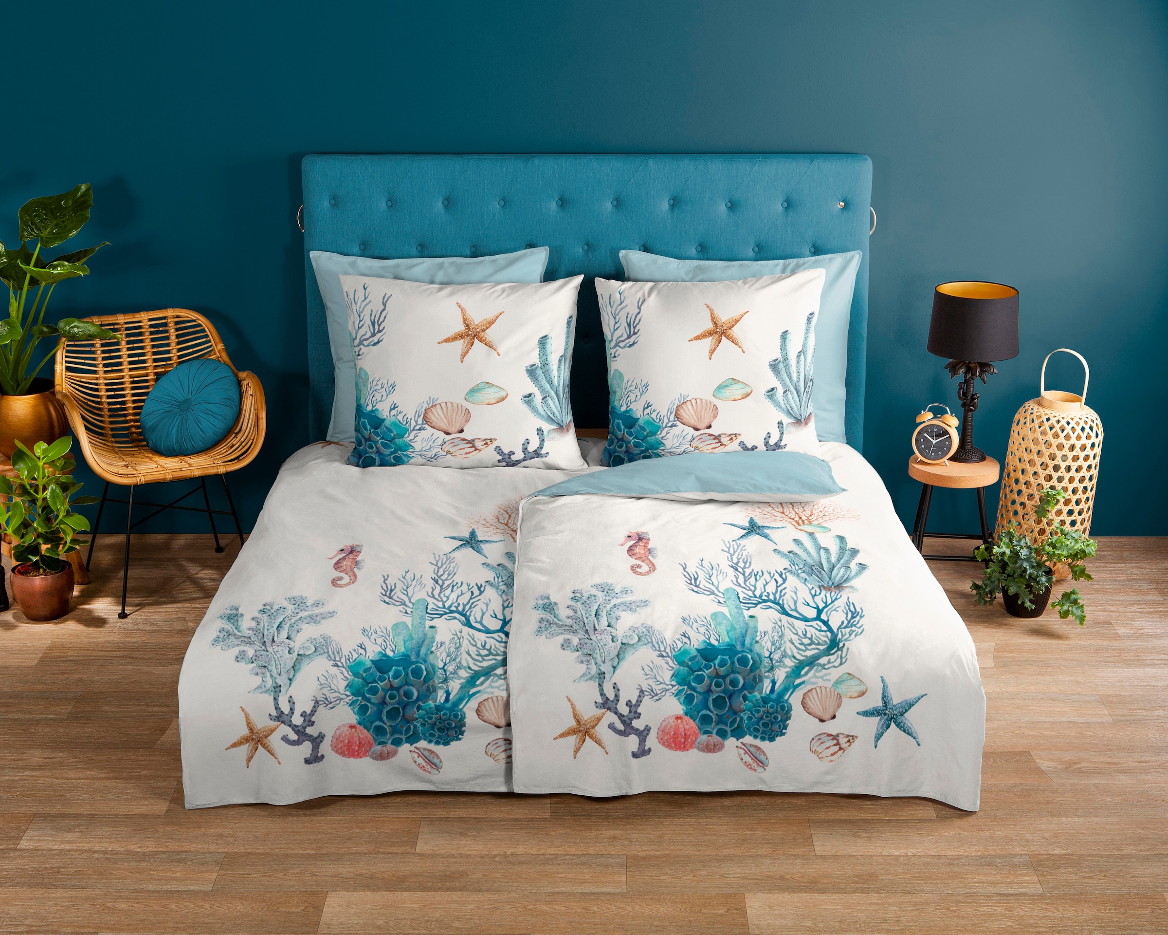 good morning Wendebettwäsche "Reine" 3 Stk. tlg. 100% Baumwolle, 135x200, R günstig online kaufen