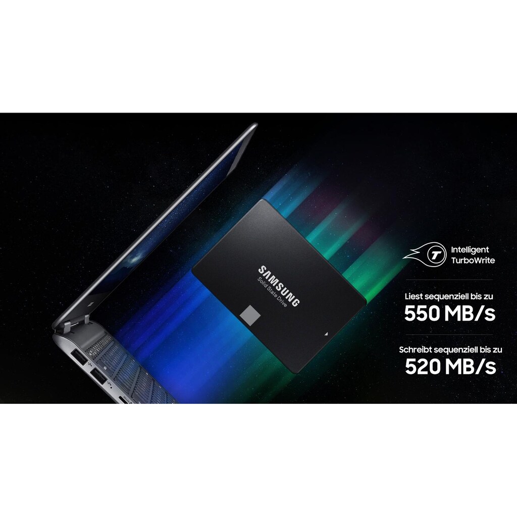 Samsung interne SSD »860 EVO SATA M.2-PCIe«, Anschluss SATA M.2