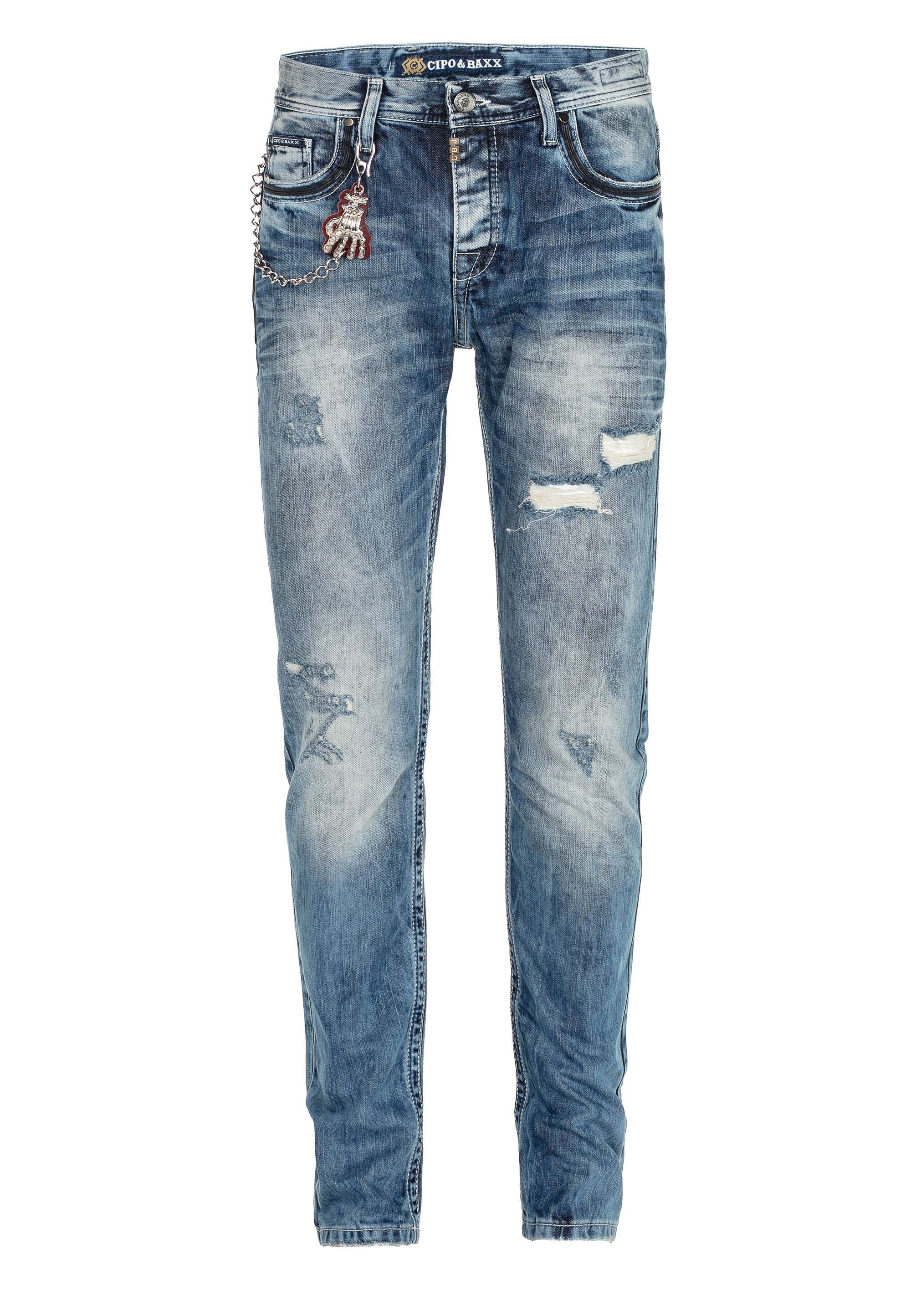 Cipo & Baxx 5-Pocket-Jeans "Cipo & Baxx Jeans" im washed Design