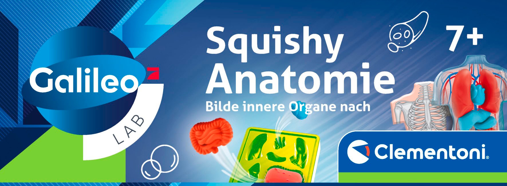 Clementoni® Experimentierkasten »Galileo Lab, Squishy Anatomie«