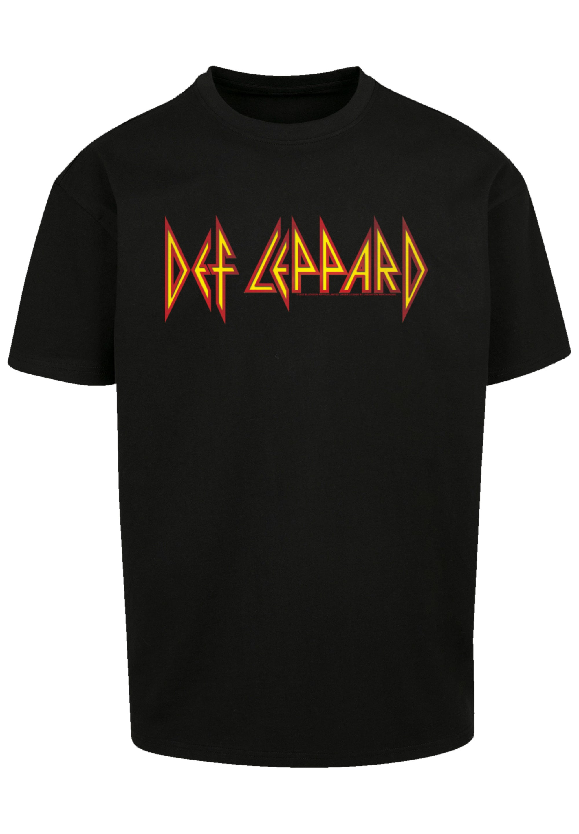F4NT4STIC T-Shirt »Def Leppard Shatter Logo« Premium Qualität