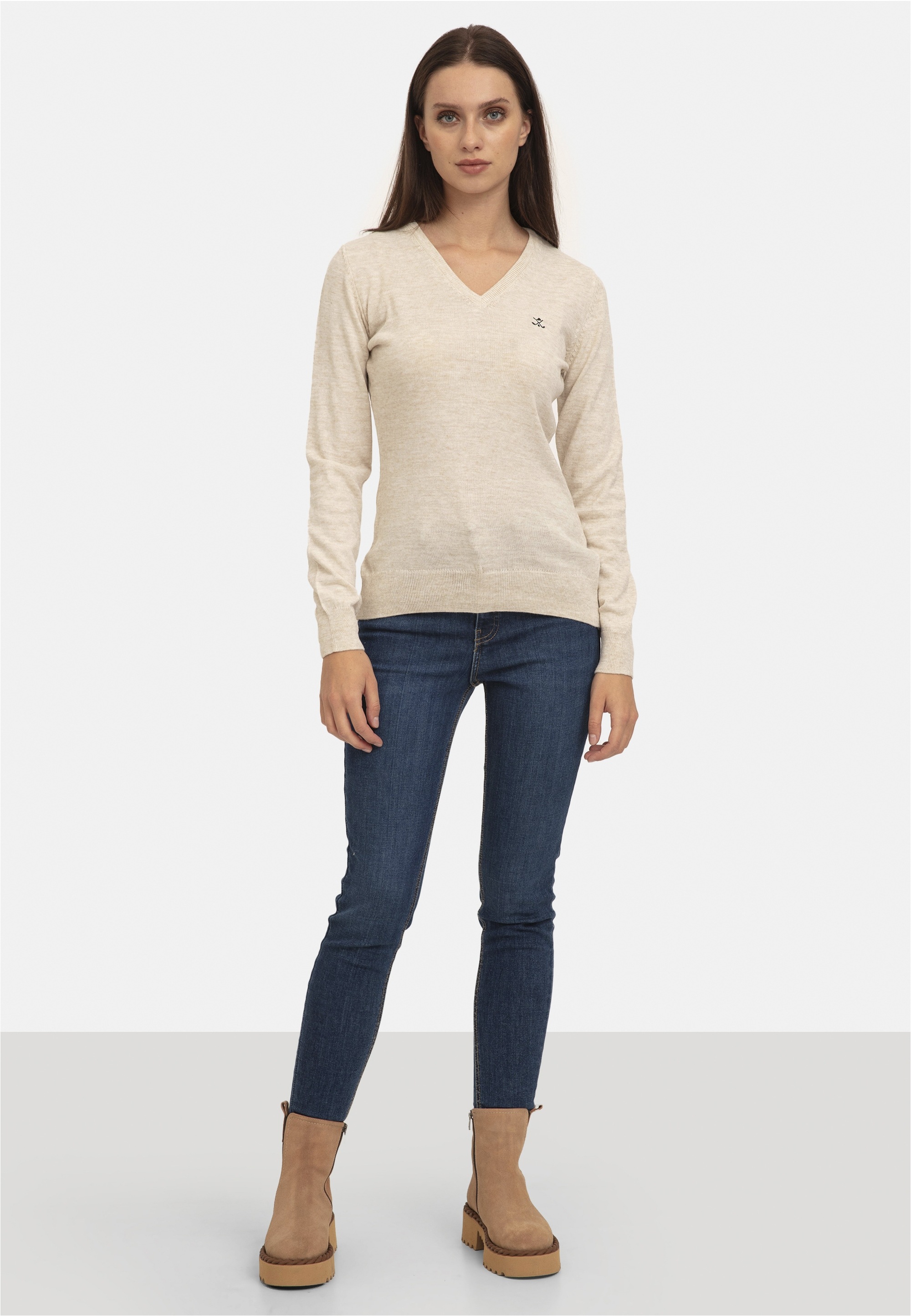 SIR RAYMOND TAILOR Strickpullover »Verty«, (1 tlg.), mit klassischem V-Ausschnitt