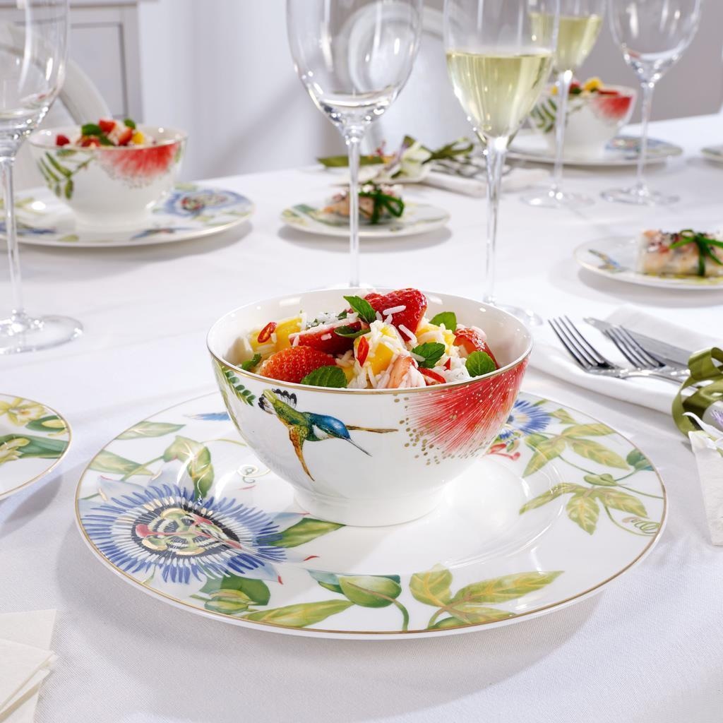 Villeroy & Boch Geschirr-Set »Frühstücks-Set Amazonia 18er Set bunt« Spülmaschinenfest
