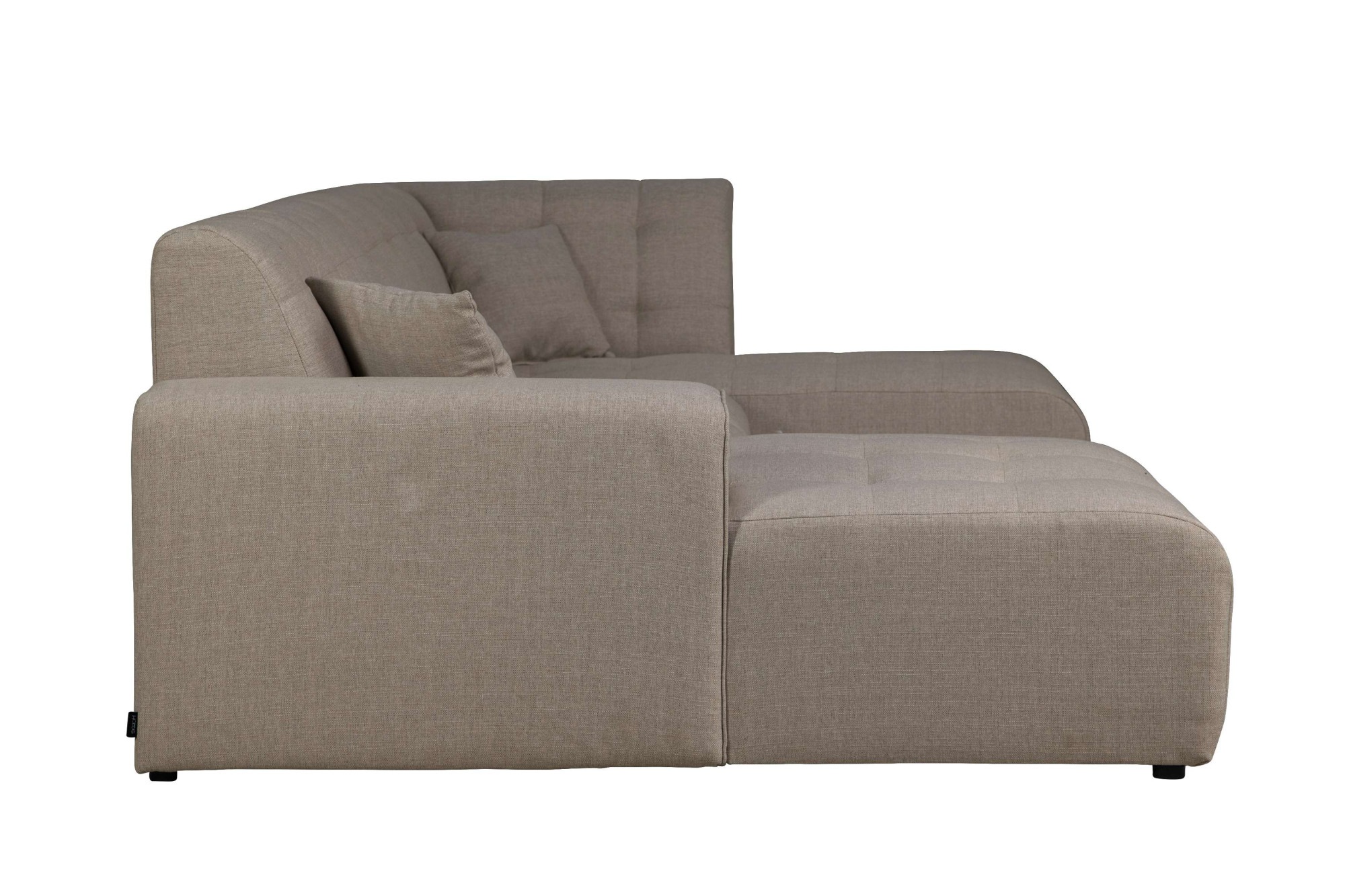 Home affaire Wohnlandschaft »Nosia U-Form«, incl. 2 Zierkissen, mit feiner Steppung