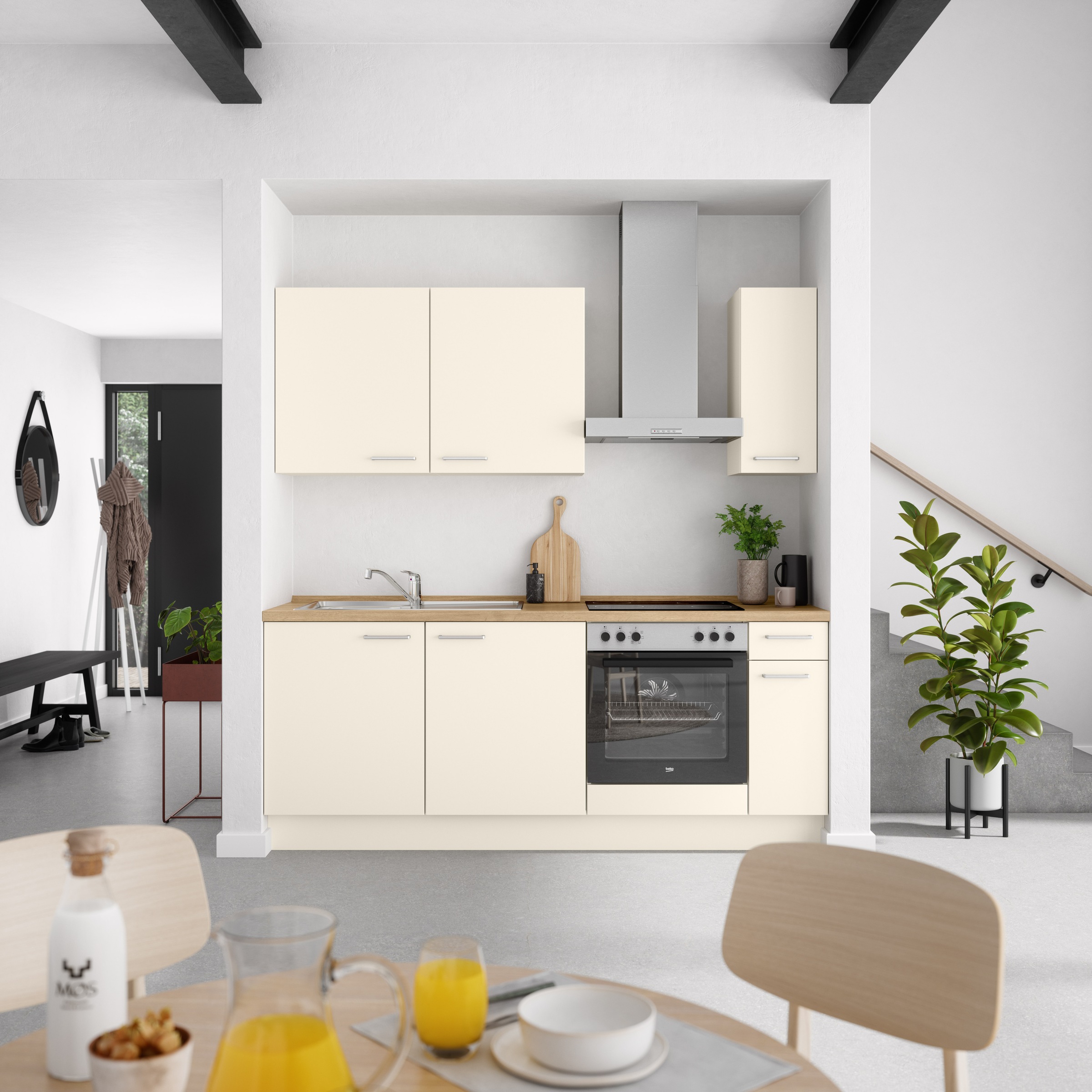 nobilia Küchenzeile ""Touch I"" vormontiert, Ausrichtung wählbar, Breite 21 günstig online kaufen