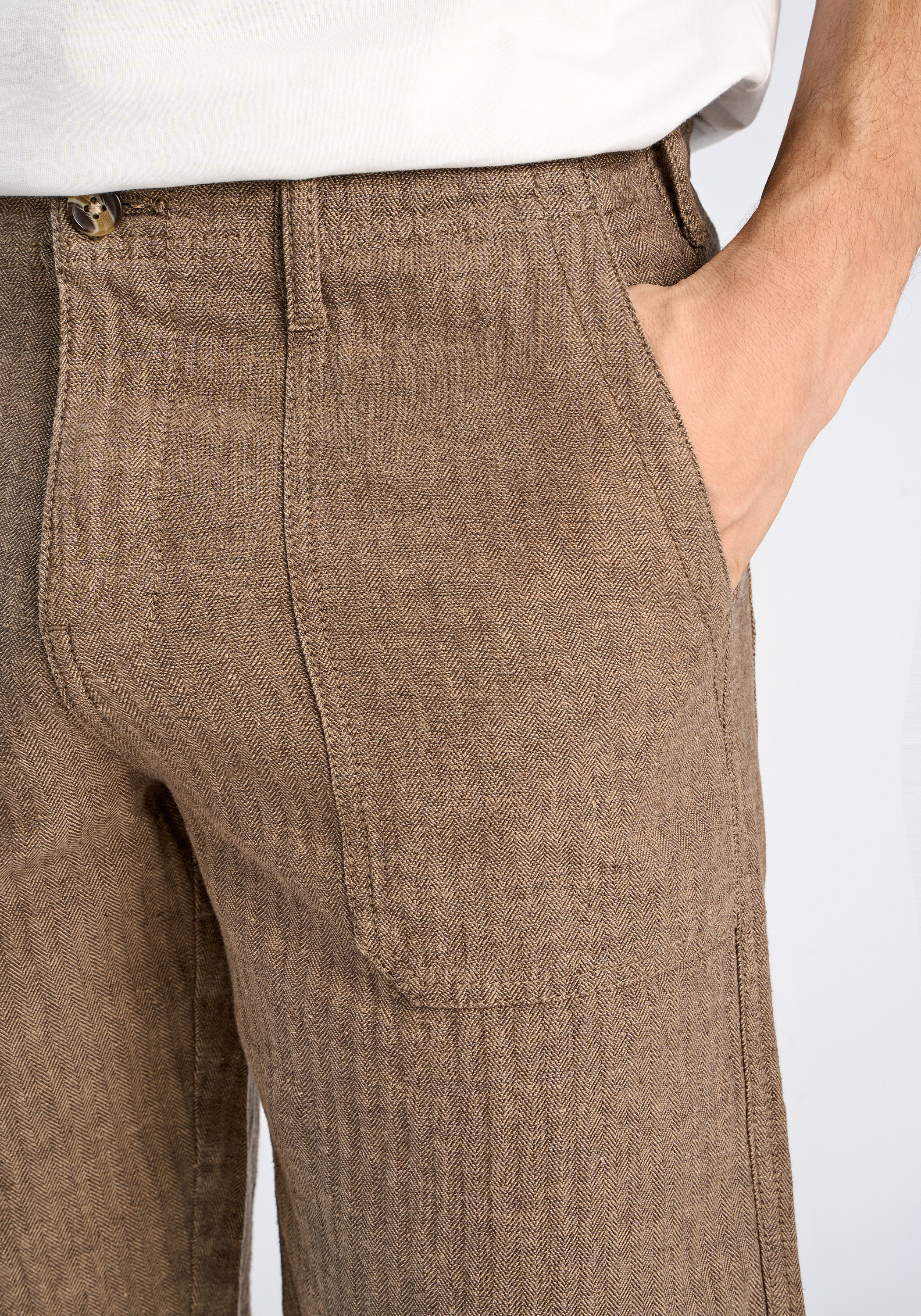 LINDBERGH Shorts »Lindbergh Leinenshorts«