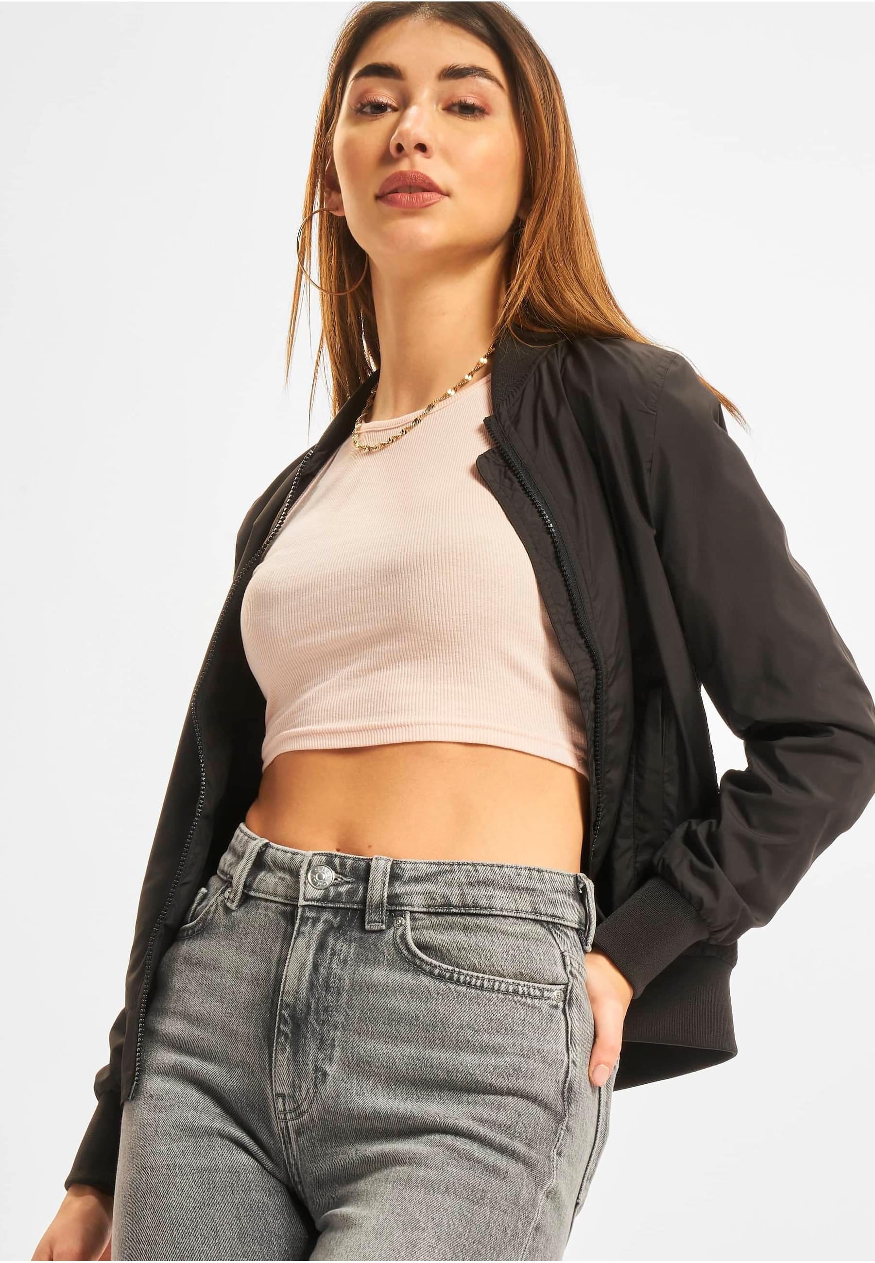 URBAN CLASSICS Allwetterjacke »Urban Classics Damen Ladies Light Bomber Jacket«, (1 St.), ohne Kapuze