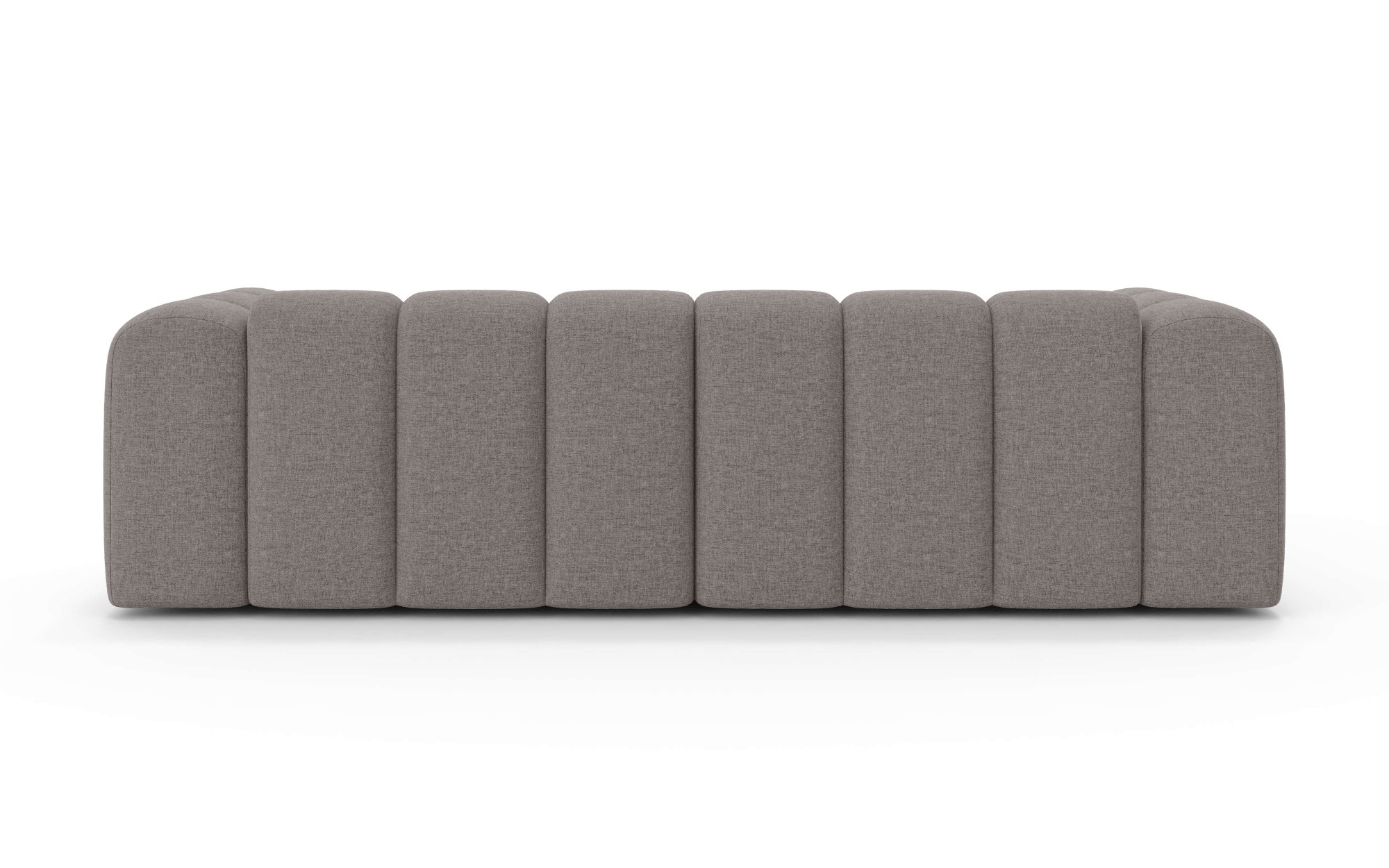 OTTO home Ecksofa »KALLIE Design-Sofa mit Wellenunterfederung, Bubble-Optik, 248/186/72cm«, moderne Steppung, hoher Sitzkomfort und modernes Design