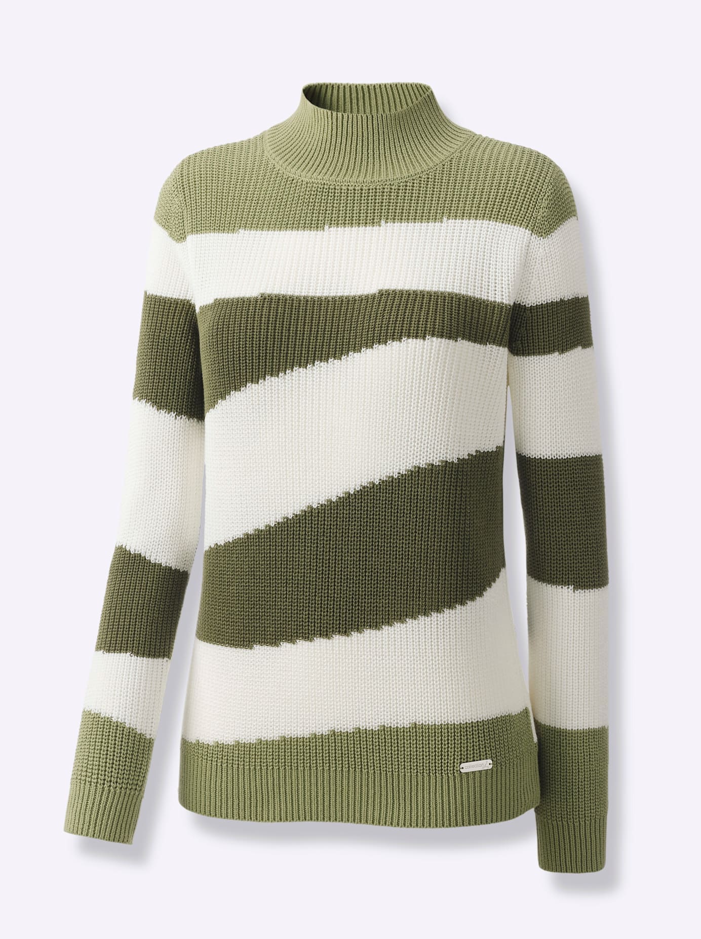 Casual Looks Stehkragenpullover "Pullover" günstig online kaufen