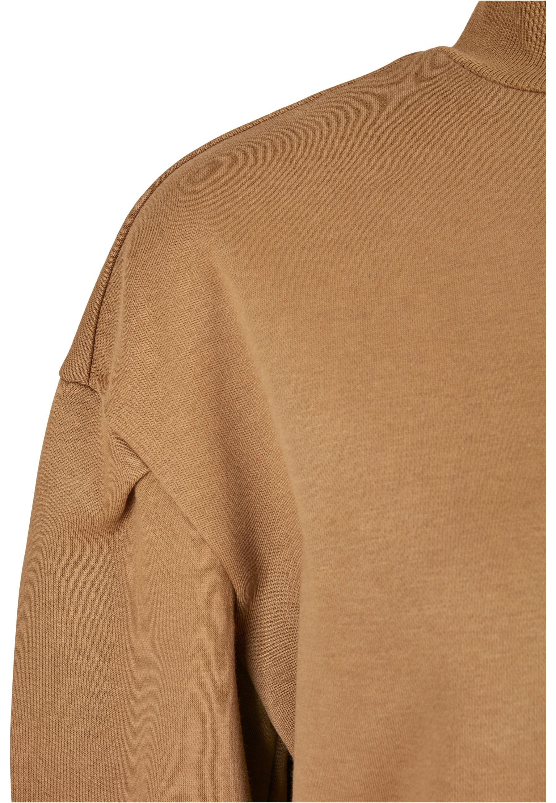 URBAN CLASSICS Sweater »Urban Classics Damen Ladies Turtleneck Crew«, (1 tlg.)