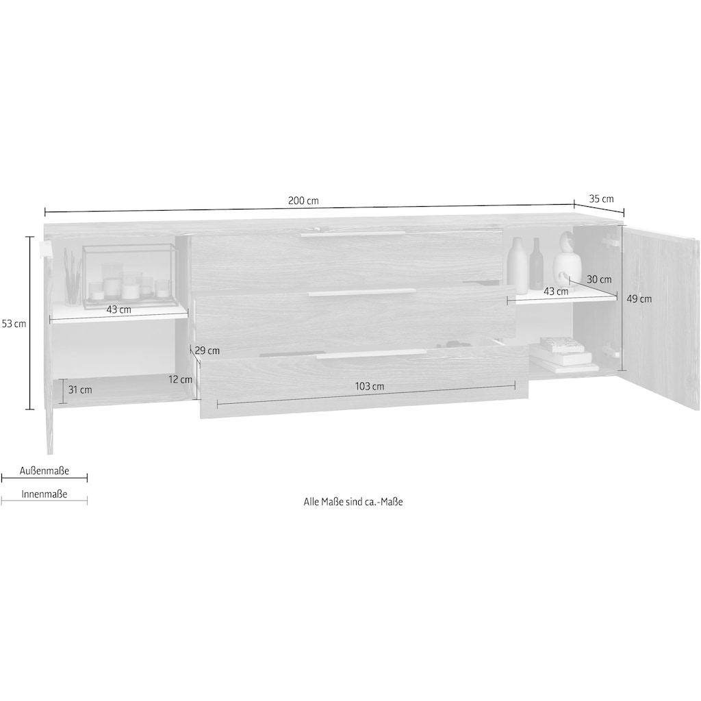 borchardt Möbel Sideboard