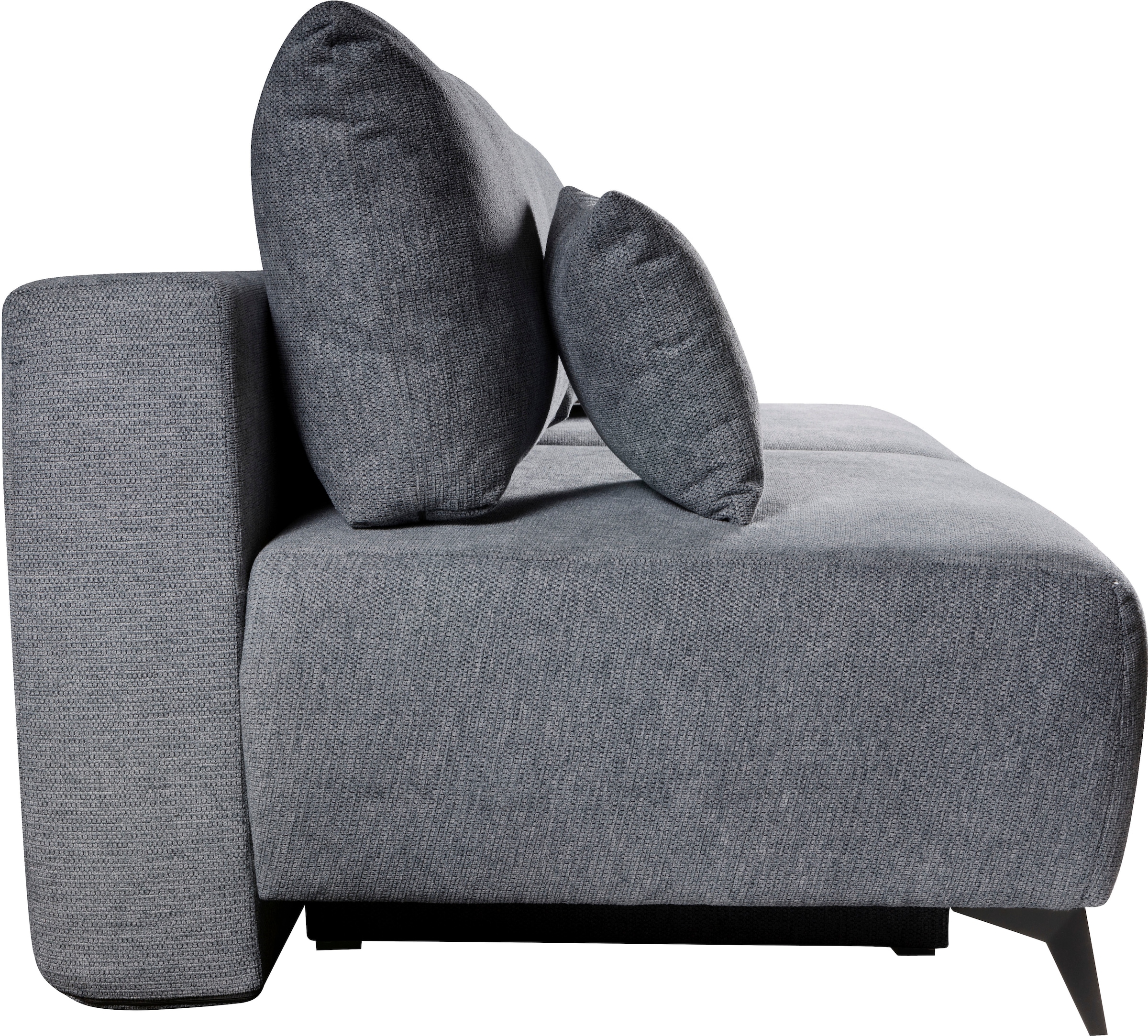 WERK2 Schlafsofa »Valerie mit Komfortsitz- und Liegehöhe, Breite 200cm,«, bequemes 2-Sitzer Schlafcouch mit Bettkasten
