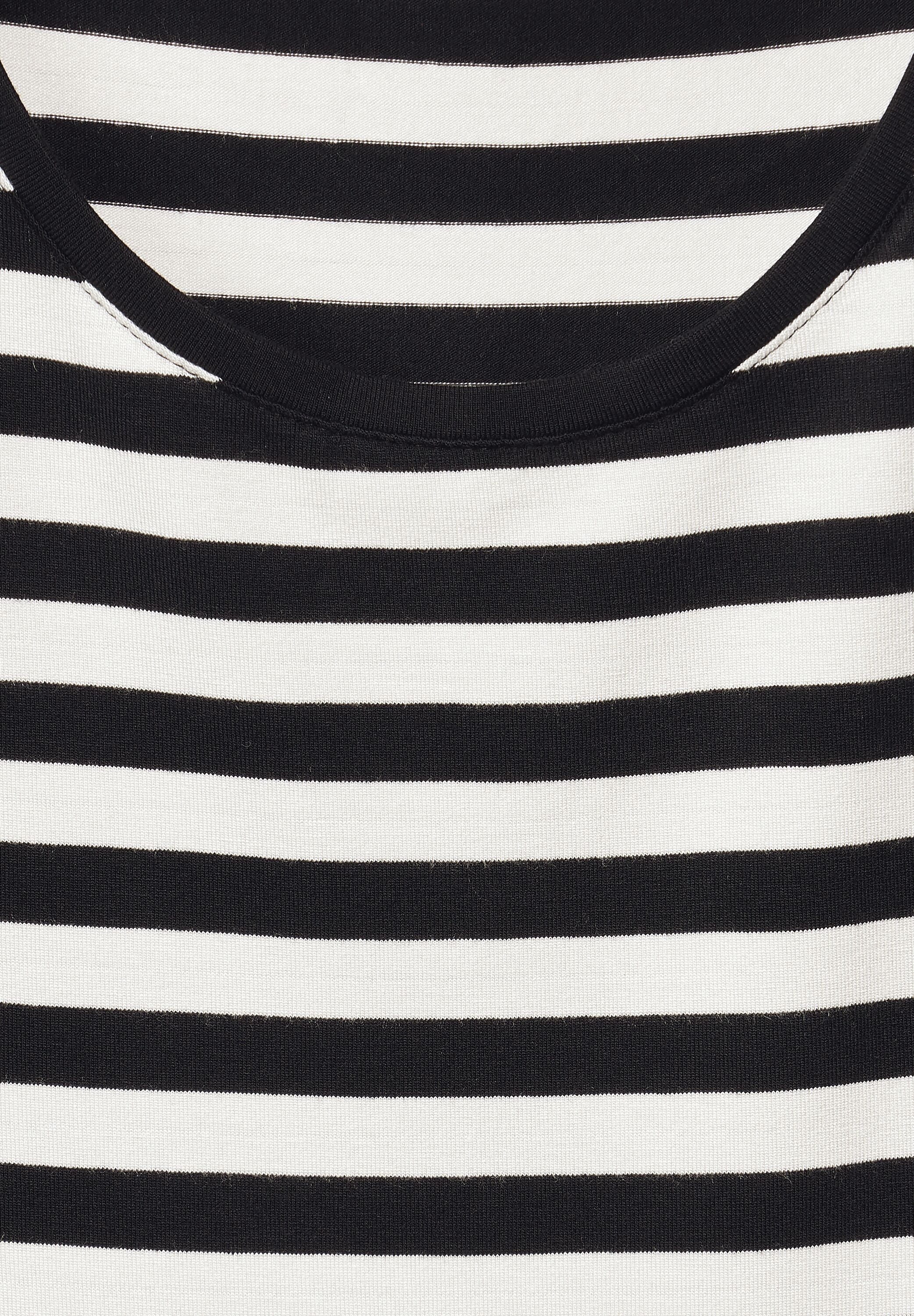 STREET ONE Maxikleid, mit Streifen Muster
