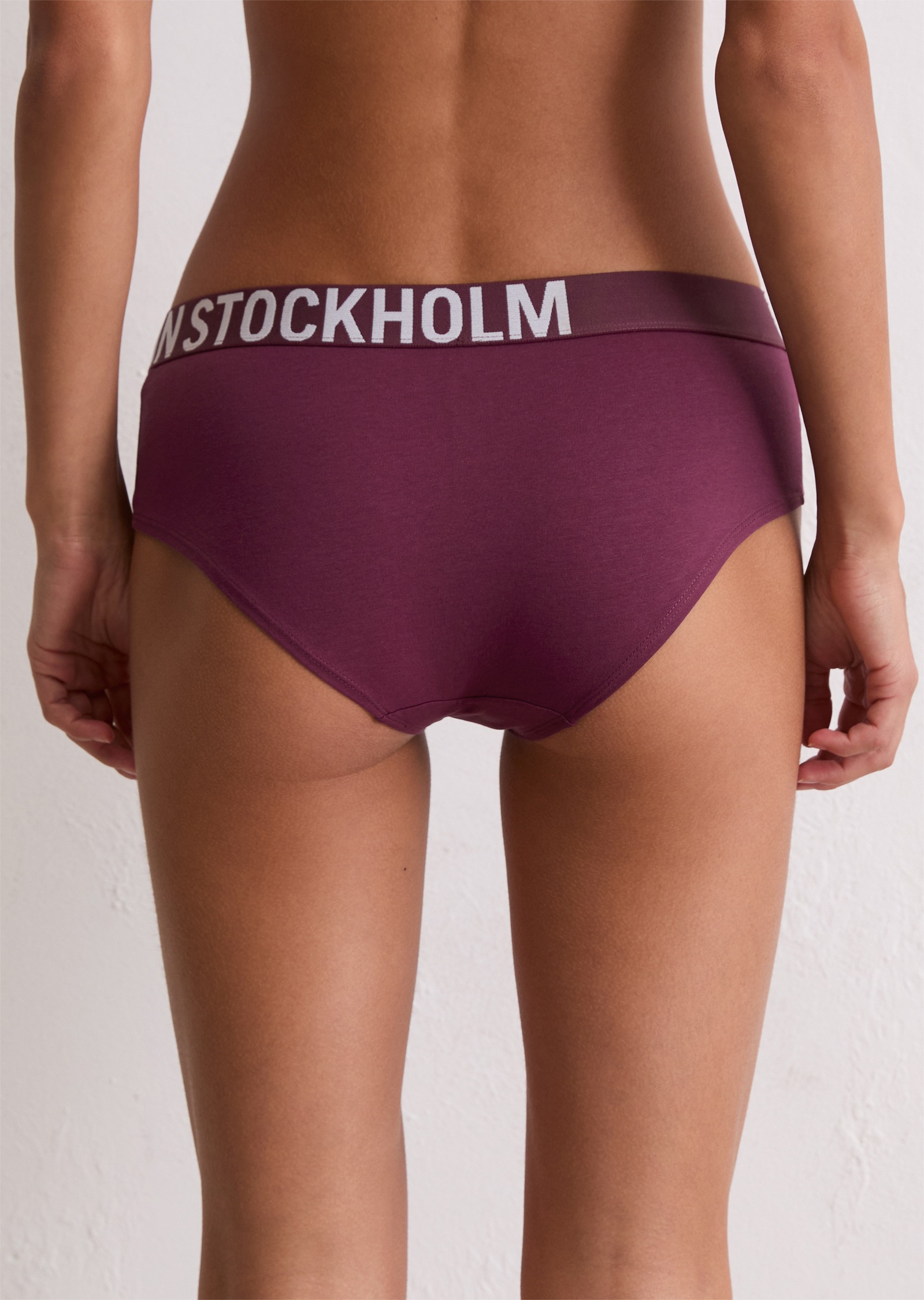 Thumbnail - Marc OPolo Panty "Essentials" 3er Pack, Baumwollmix, atmungsaktiv, Logo-Bund, hüftiger Sitz, weich, elastisch