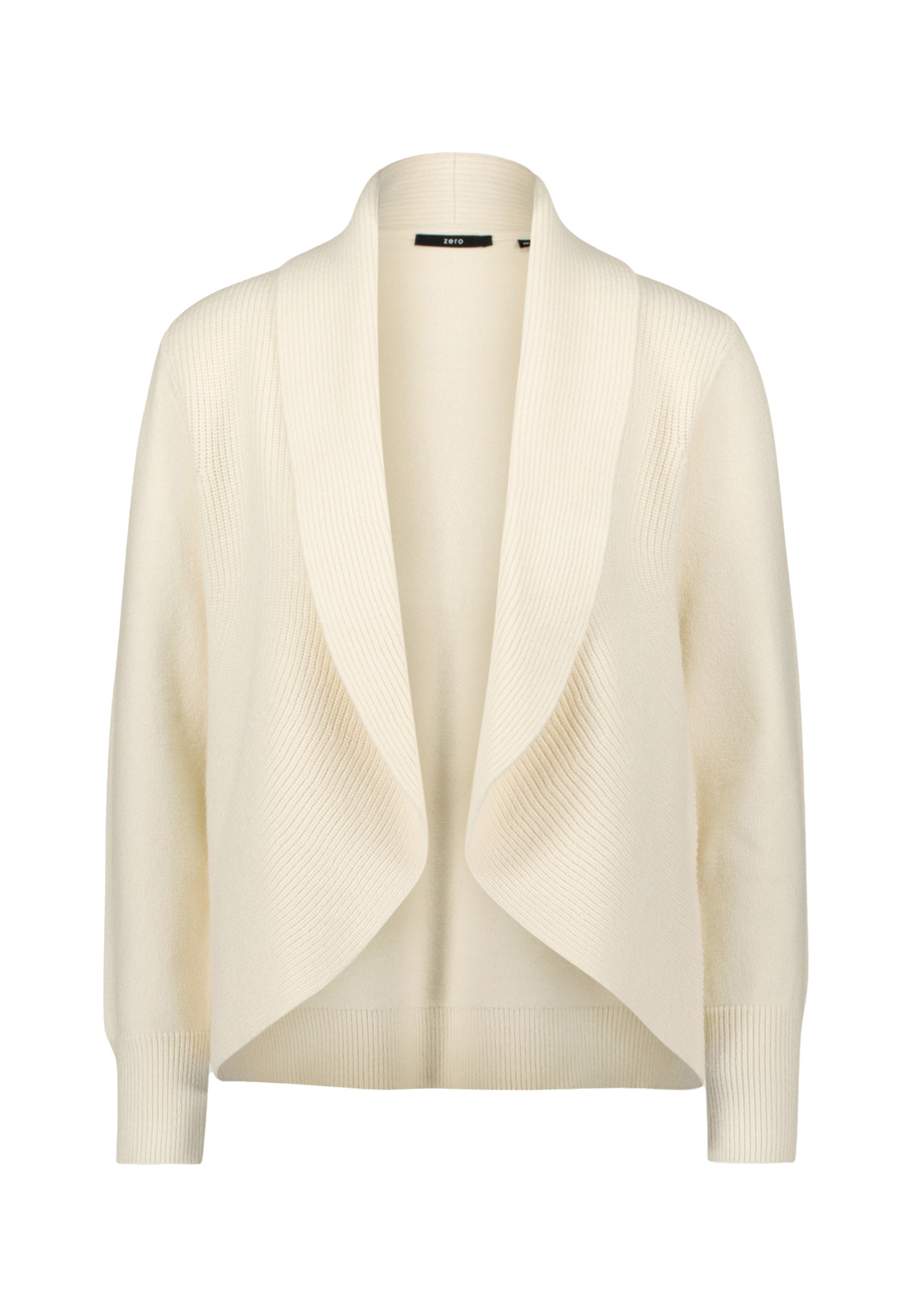 Zero Strickjacke »zero Strickjacke offener Style«, Plain/ohne Details