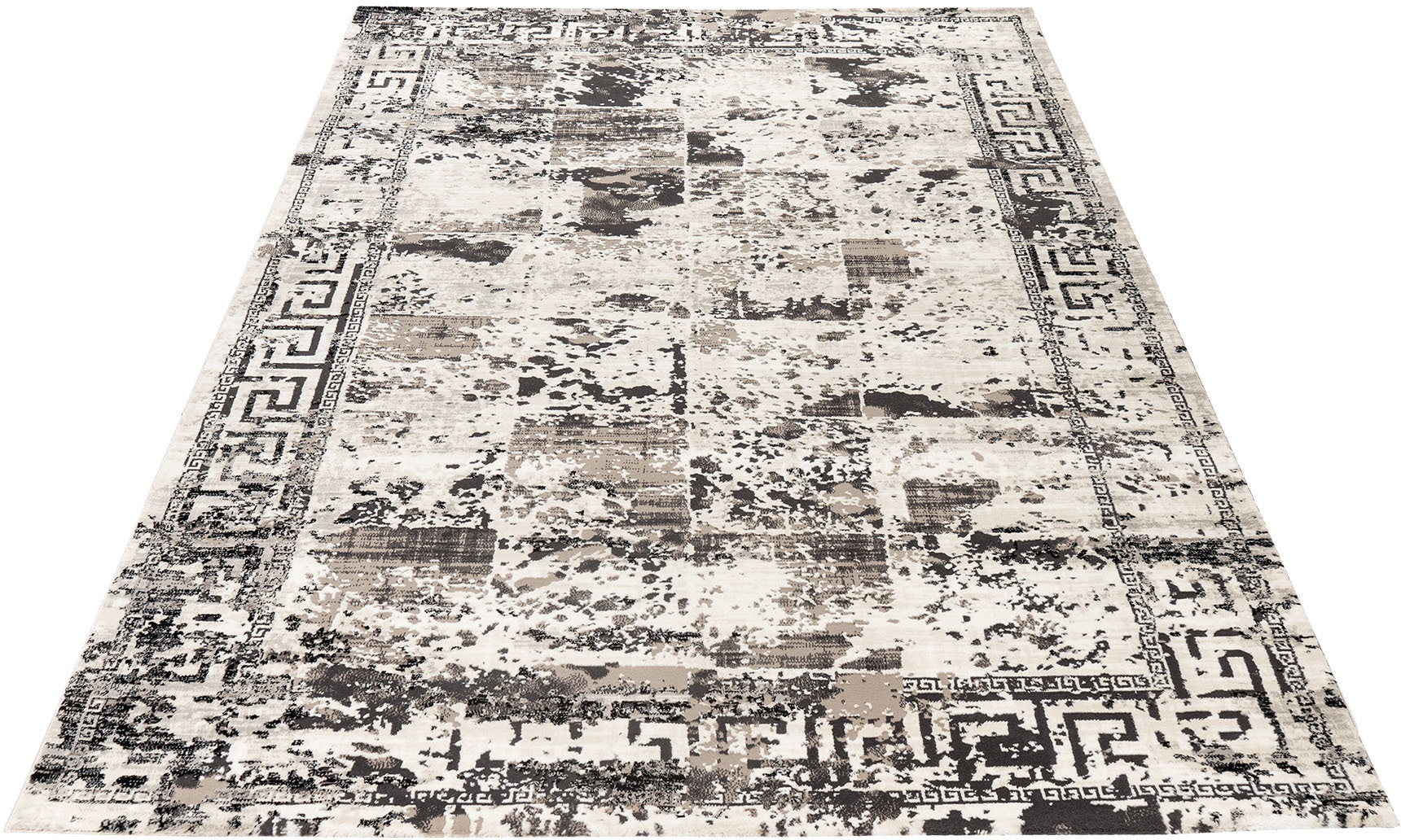 FLAIR RUGS Teppich »Wonderlust«, rechteckig, Design, BAUR Abstrakt fußbodenheizungsgeeignet, Vintage Rechnung auf mehrfarbig, 